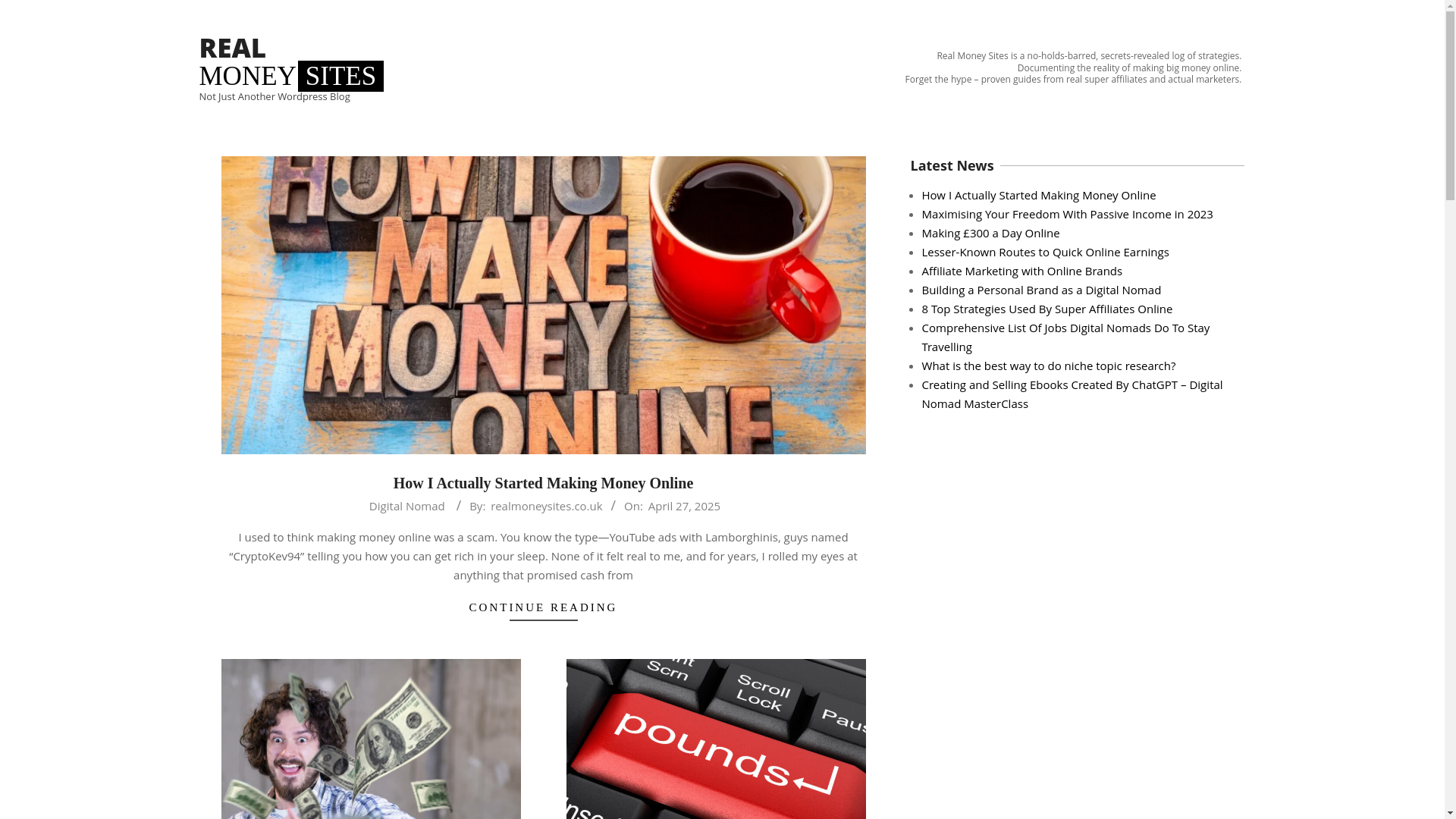 website screenshot of https://realmoneysites.pages.dev/