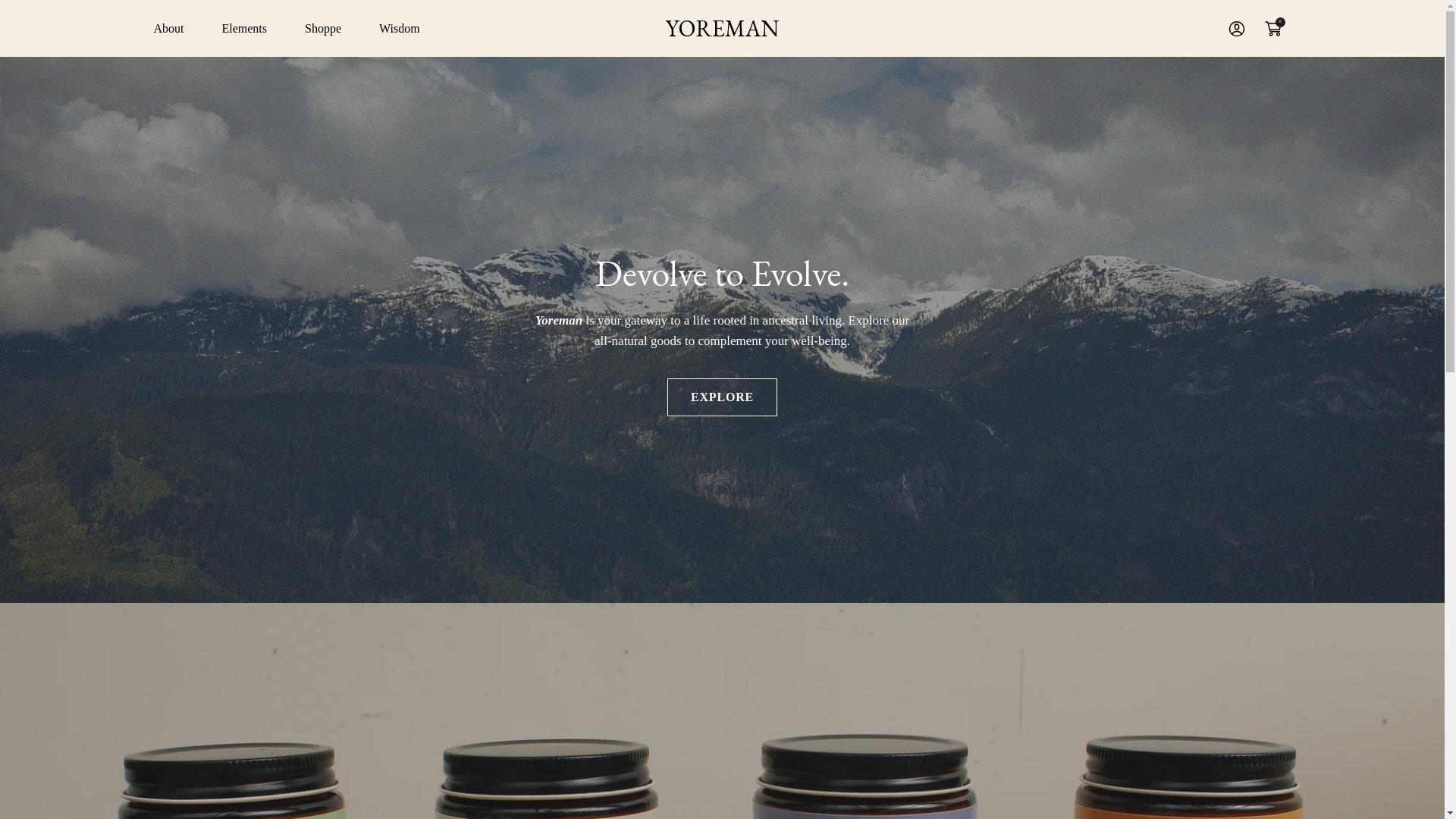 website screenshot of https://yoremann.com/