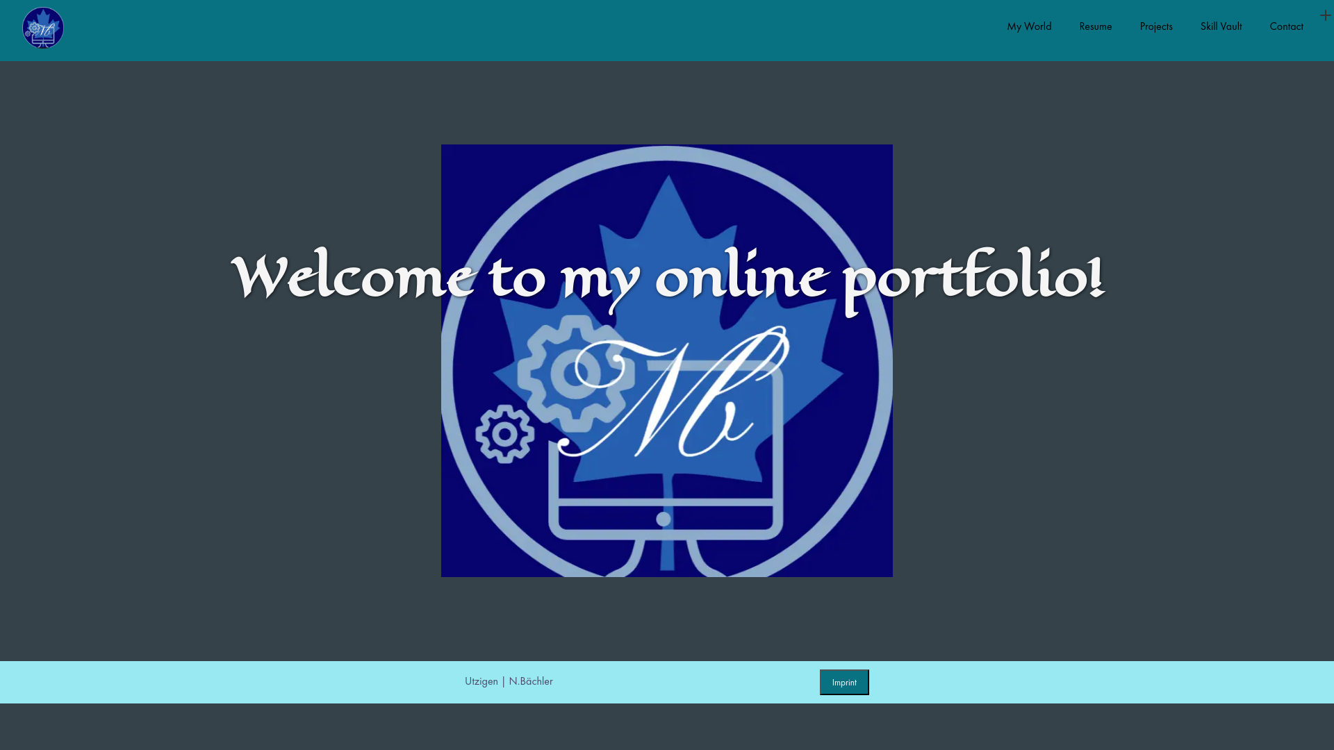 website screenshot of https://naomi-baechler.ch/