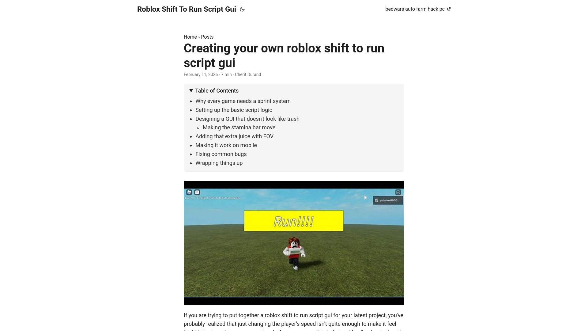 website screenshot of https://roblox-shift-to-run-script-gui.pages.dev/