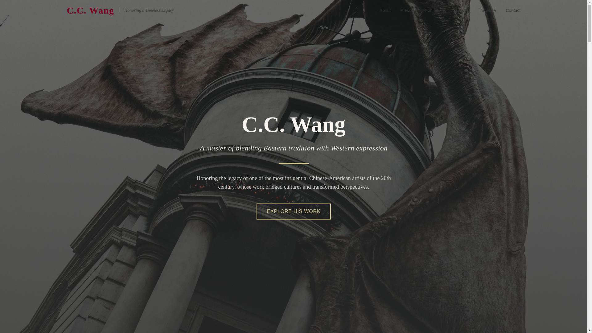website screenshot of https://ccwang.com/