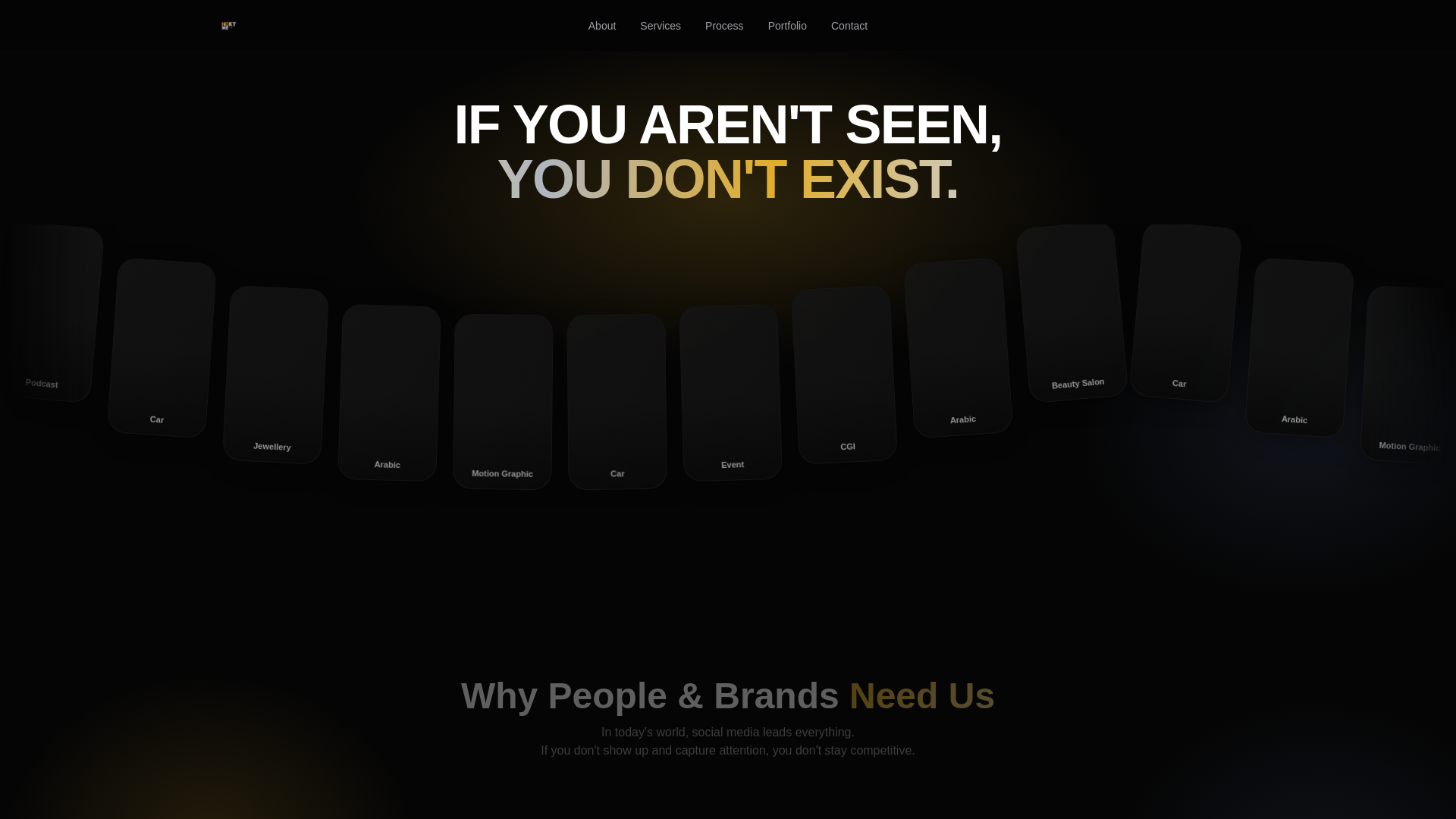 website screenshot of https://nextme.agency