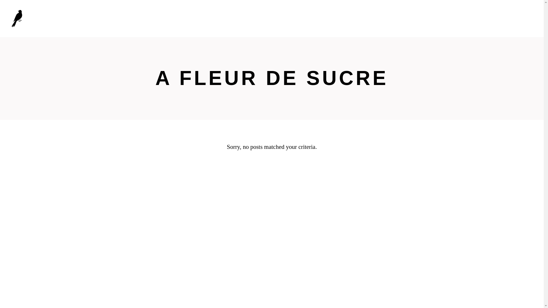 website screenshot of https://afleurdesucre.fr/