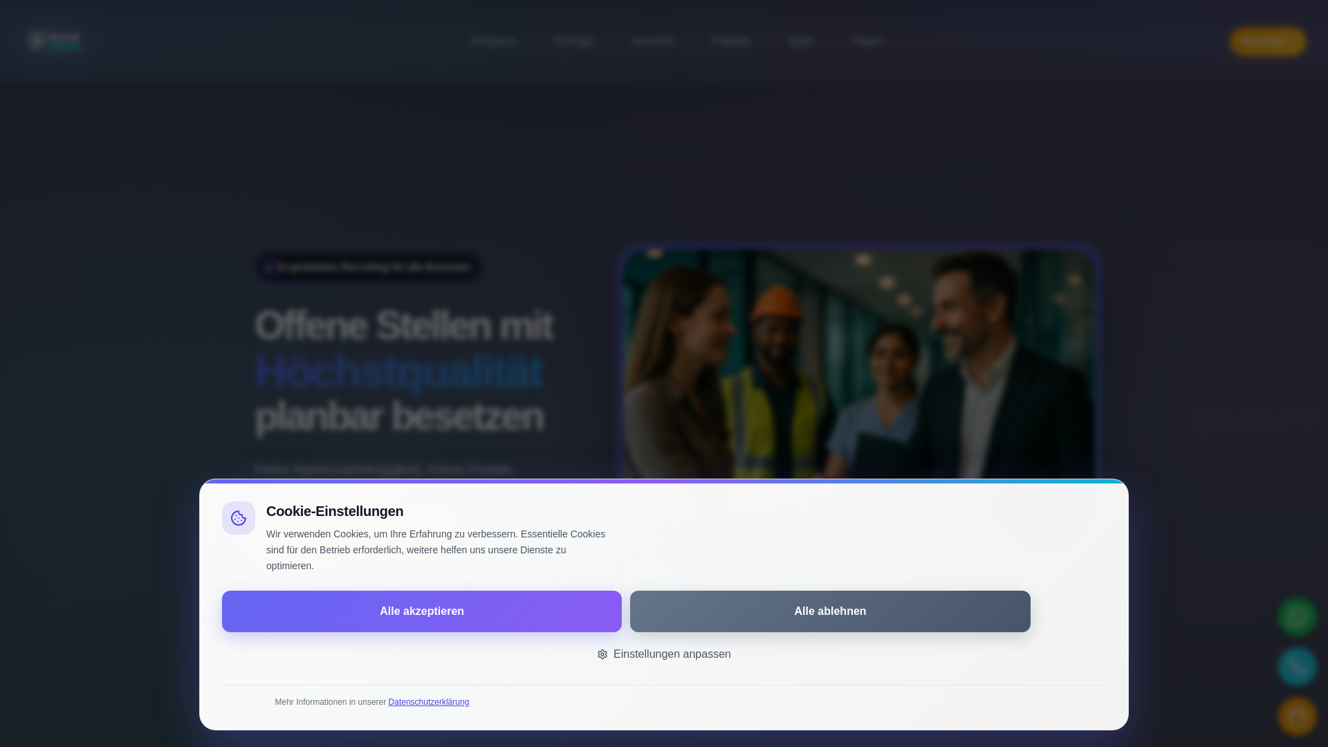 website screenshot of https://socialtalents-kistudie.de