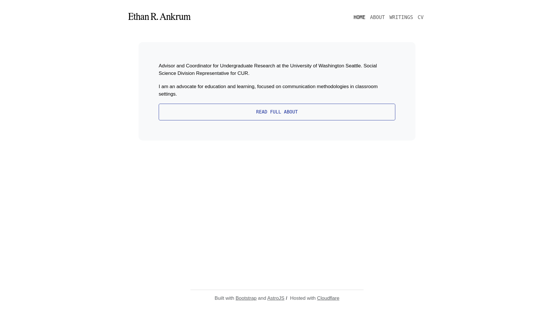 website screenshot of https://ethanankrum.pages.dev/