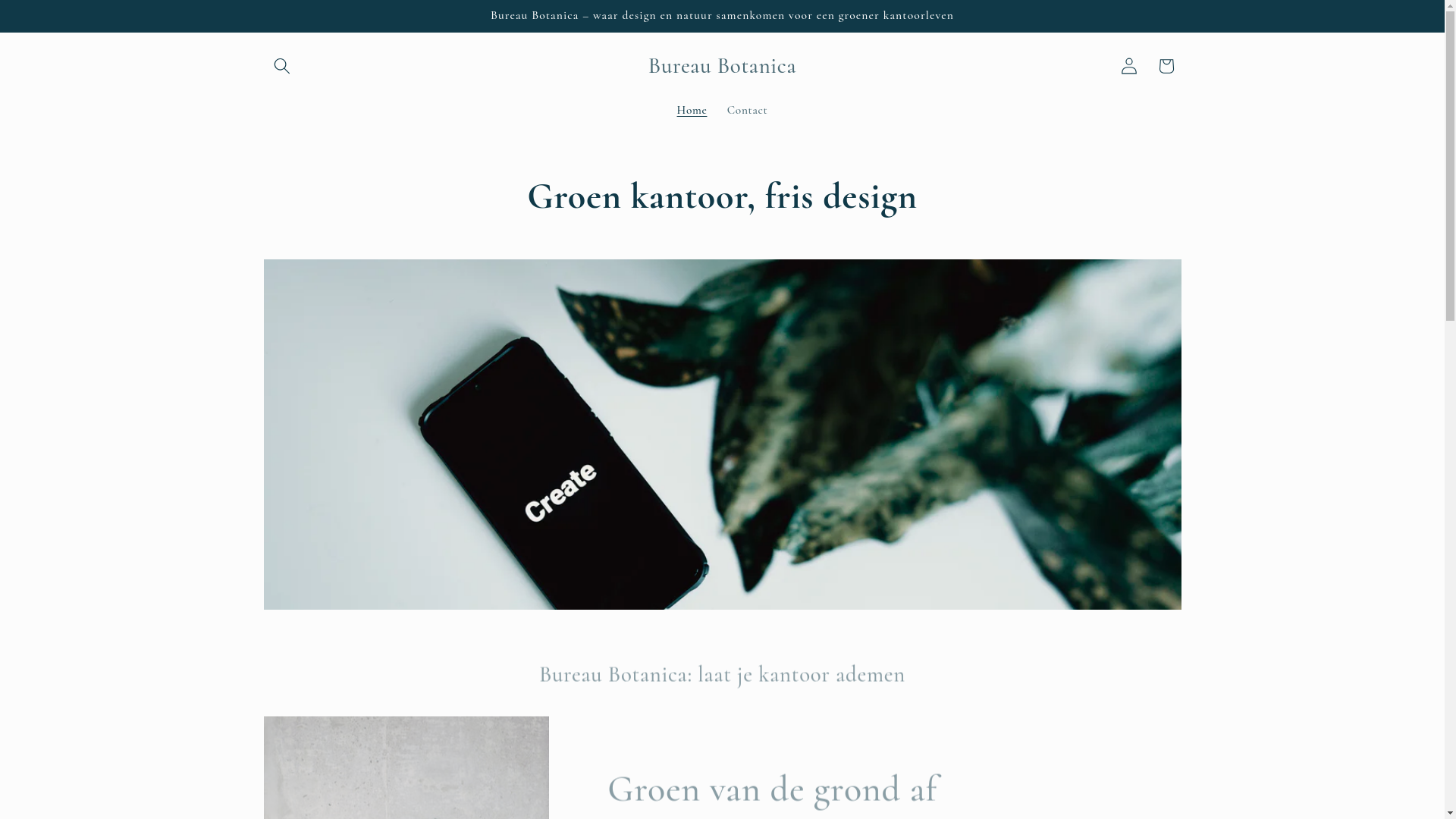 website screenshot of https://bureaubotanica.nl/