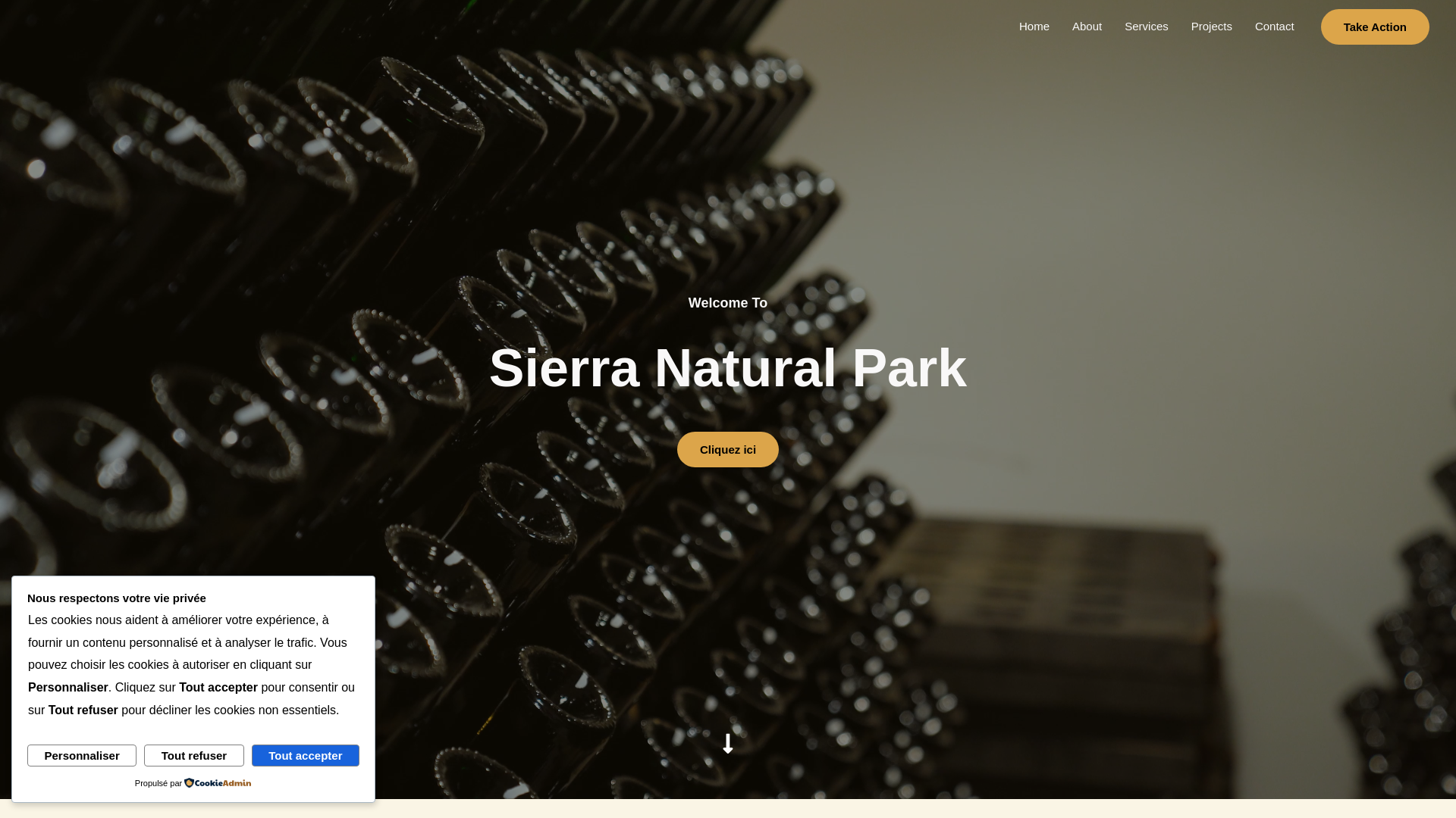 website screenshot of https://maisondethune.fr