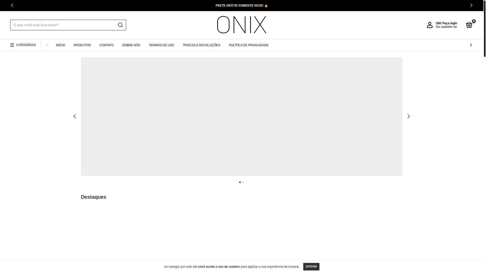 website screenshot of https://sualojaonix.com.br/