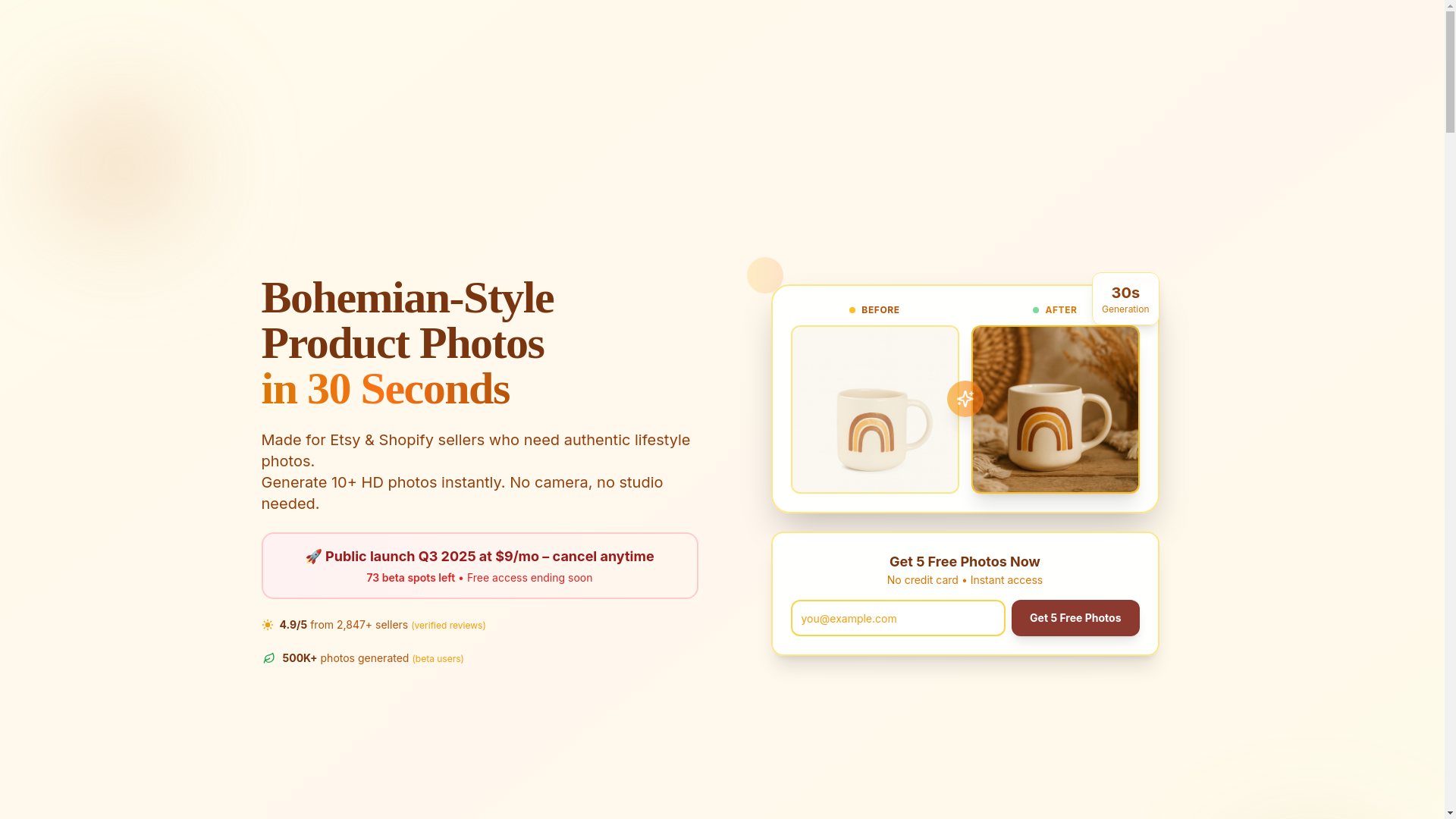 website screenshot of https://bohogenic.dev/