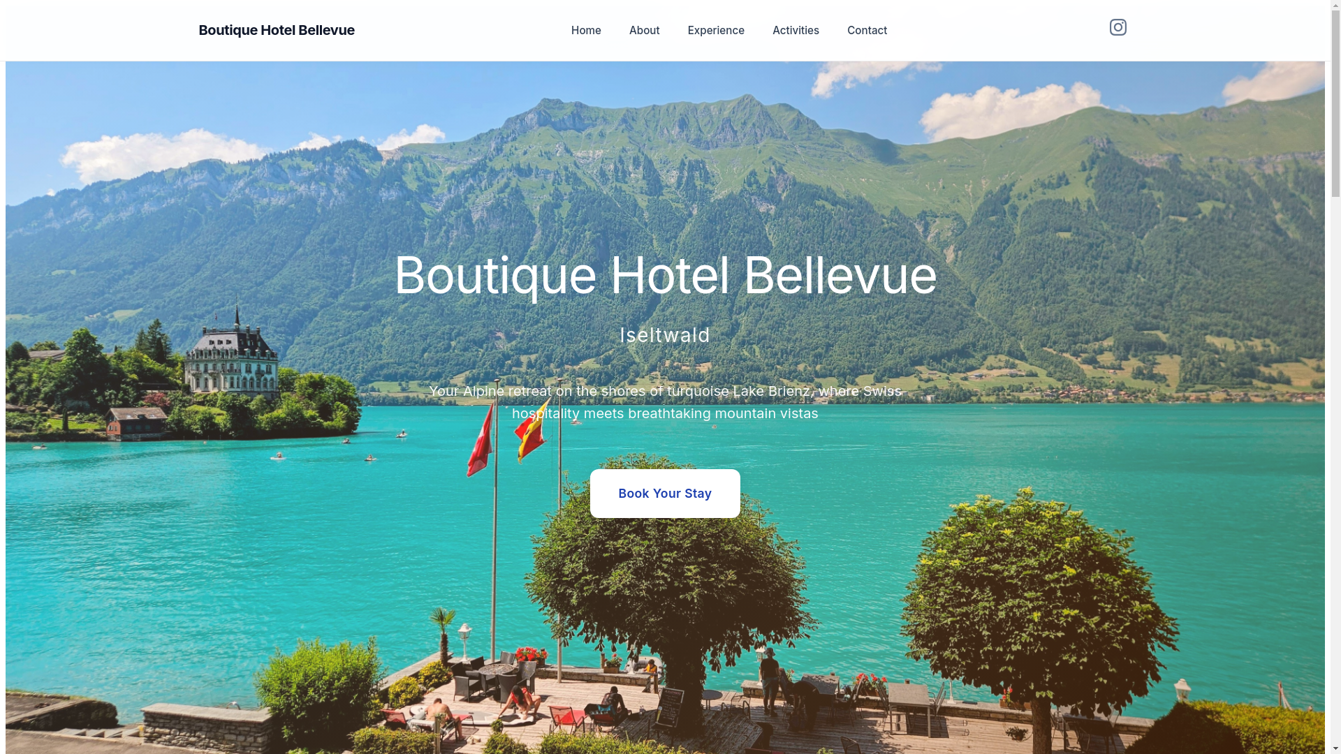 website screenshot of https://bellevue-iseltwald.pages.dev/