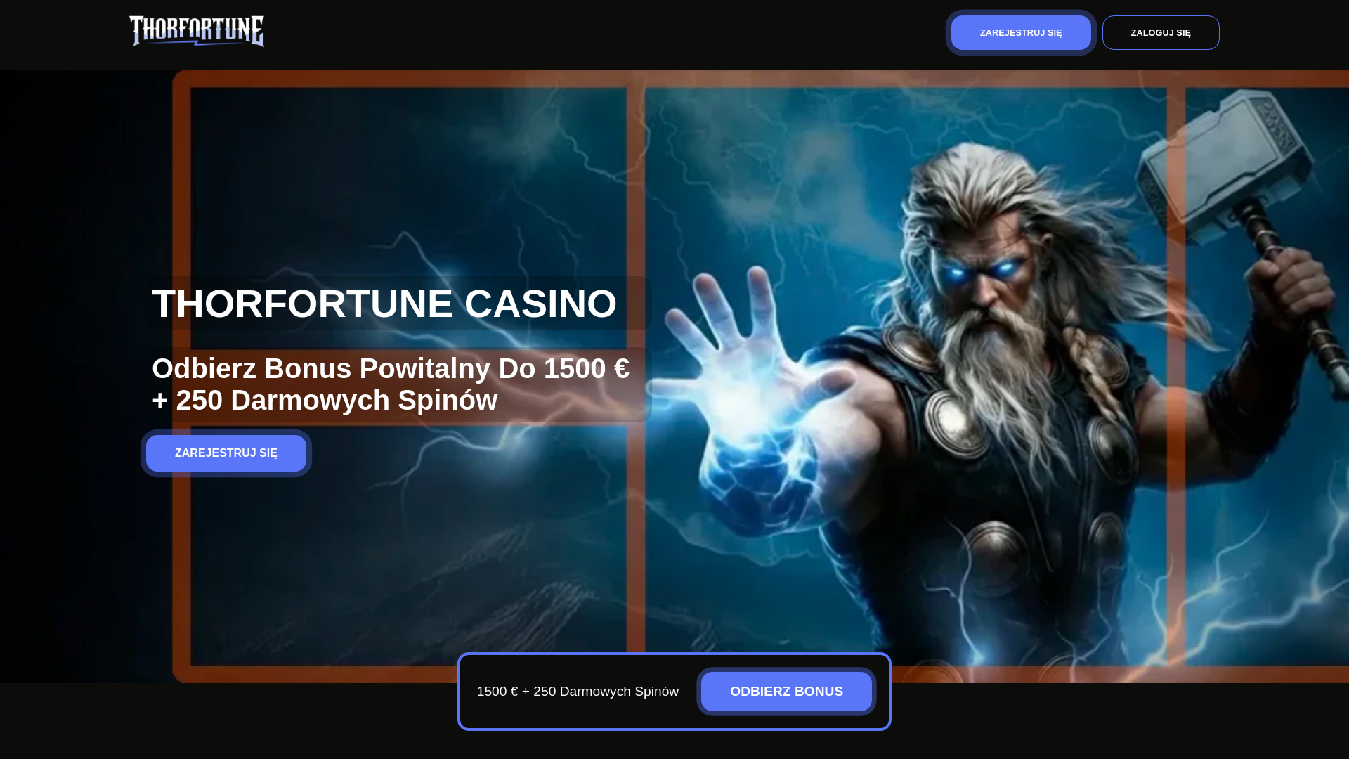 website screenshot of https://thorfortunecasino-pl.pages.dev/