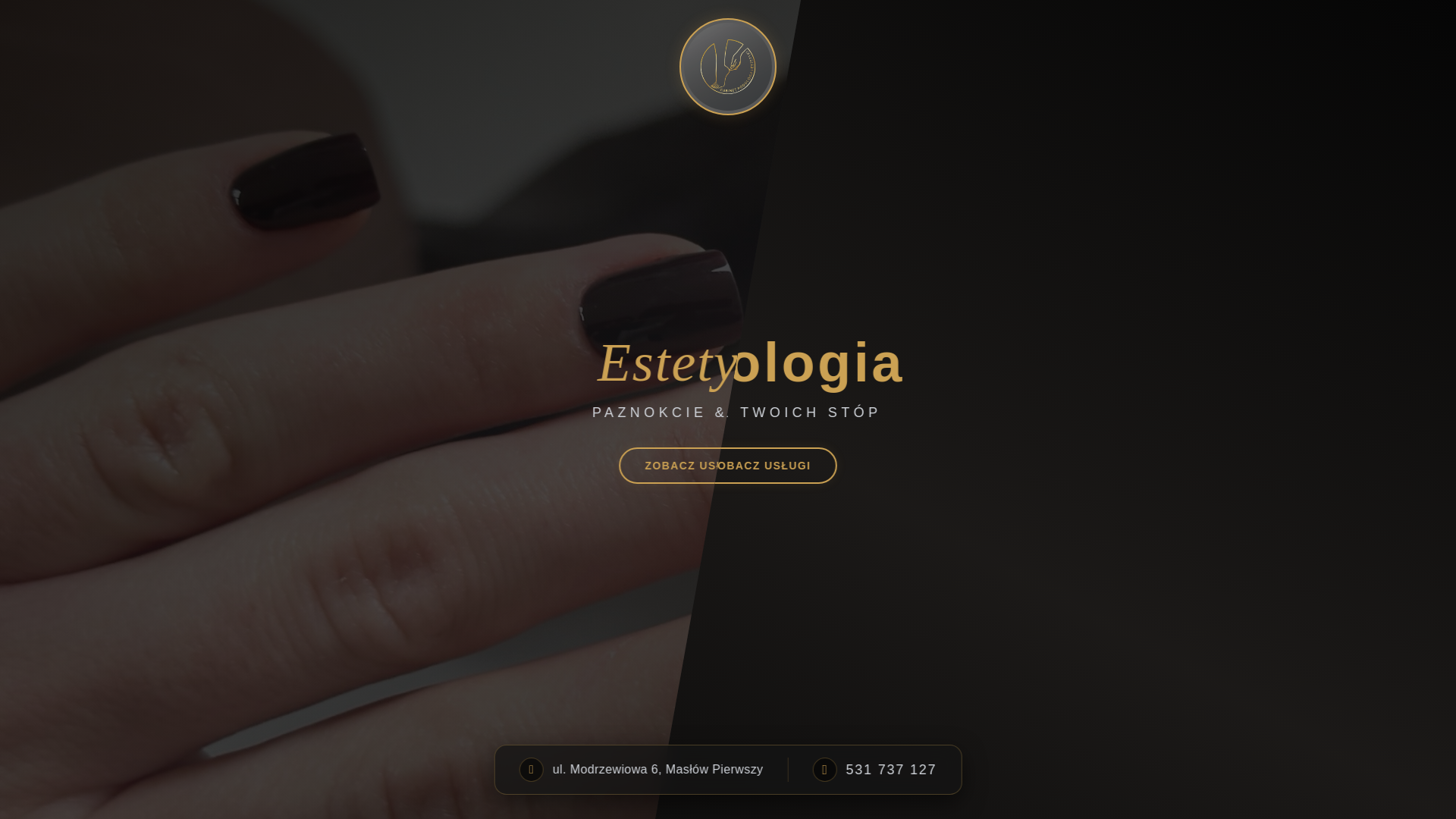 website screenshot of https://wiktoria-rutkowska.pl/