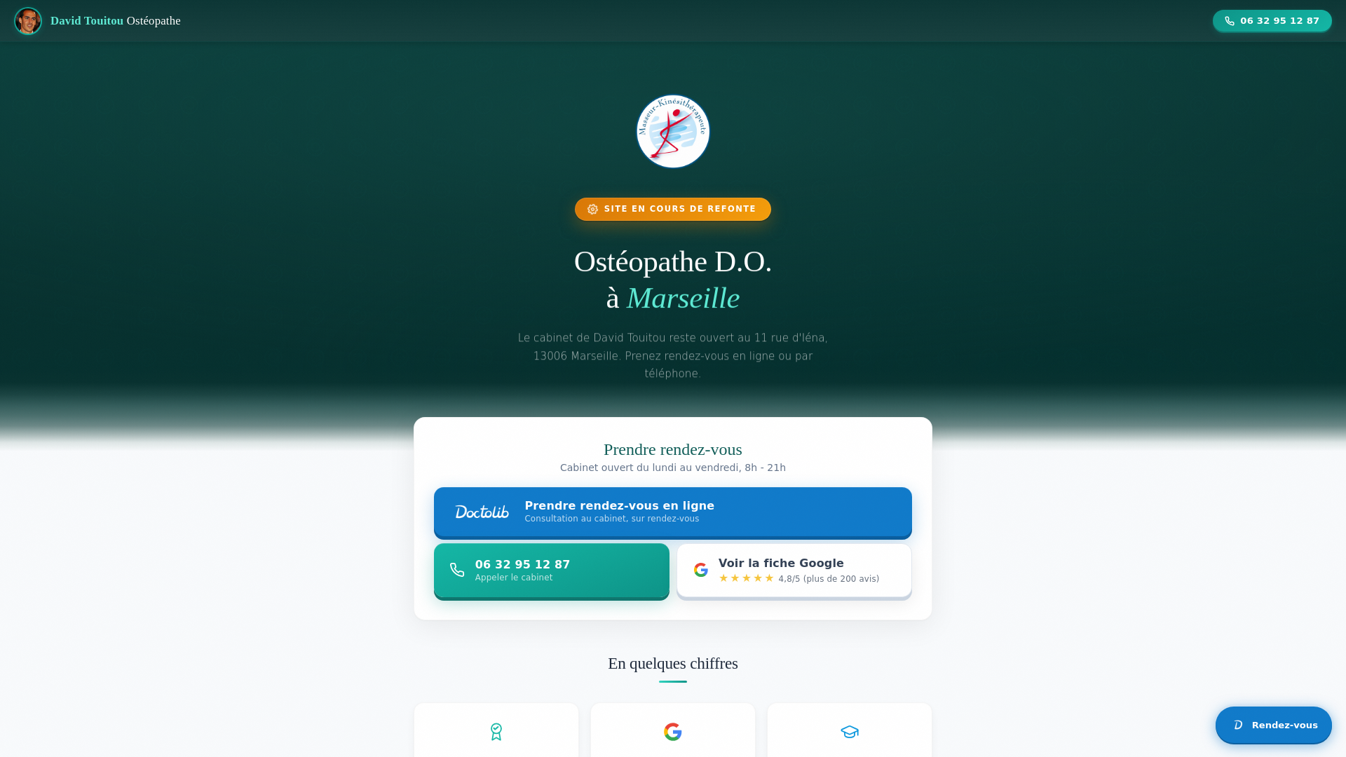 website screenshot of https://osteopathe-marseille-touitou.pages.dev/