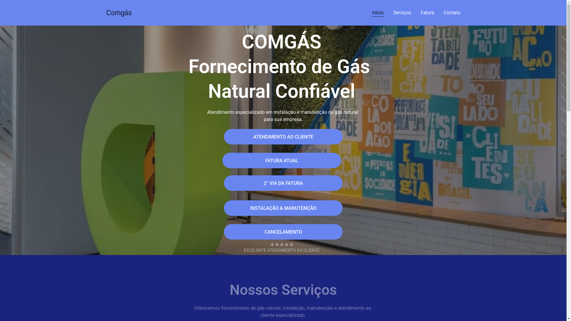 website screenshot of https://centralsacgassp.site/