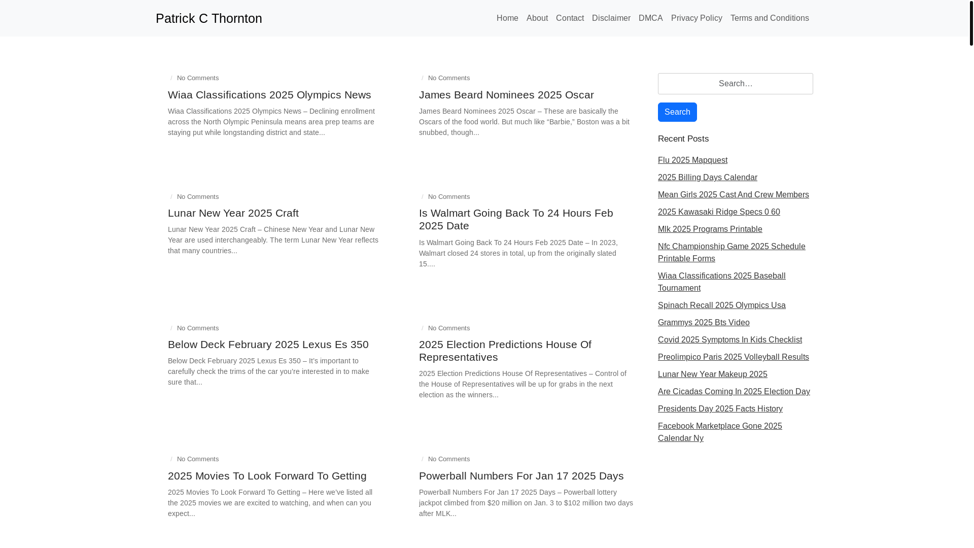 website screenshot of https://patrickcthornton.pages.dev/