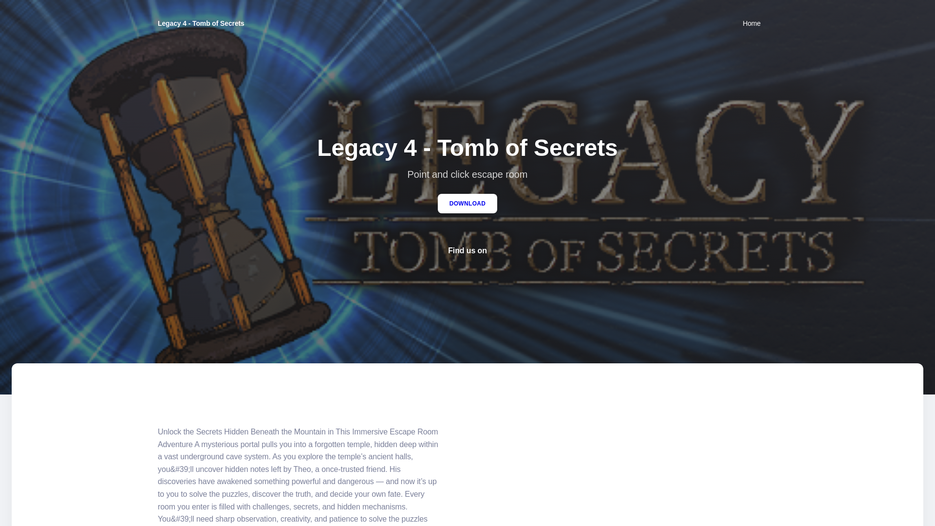 website screenshot of https://legated.site