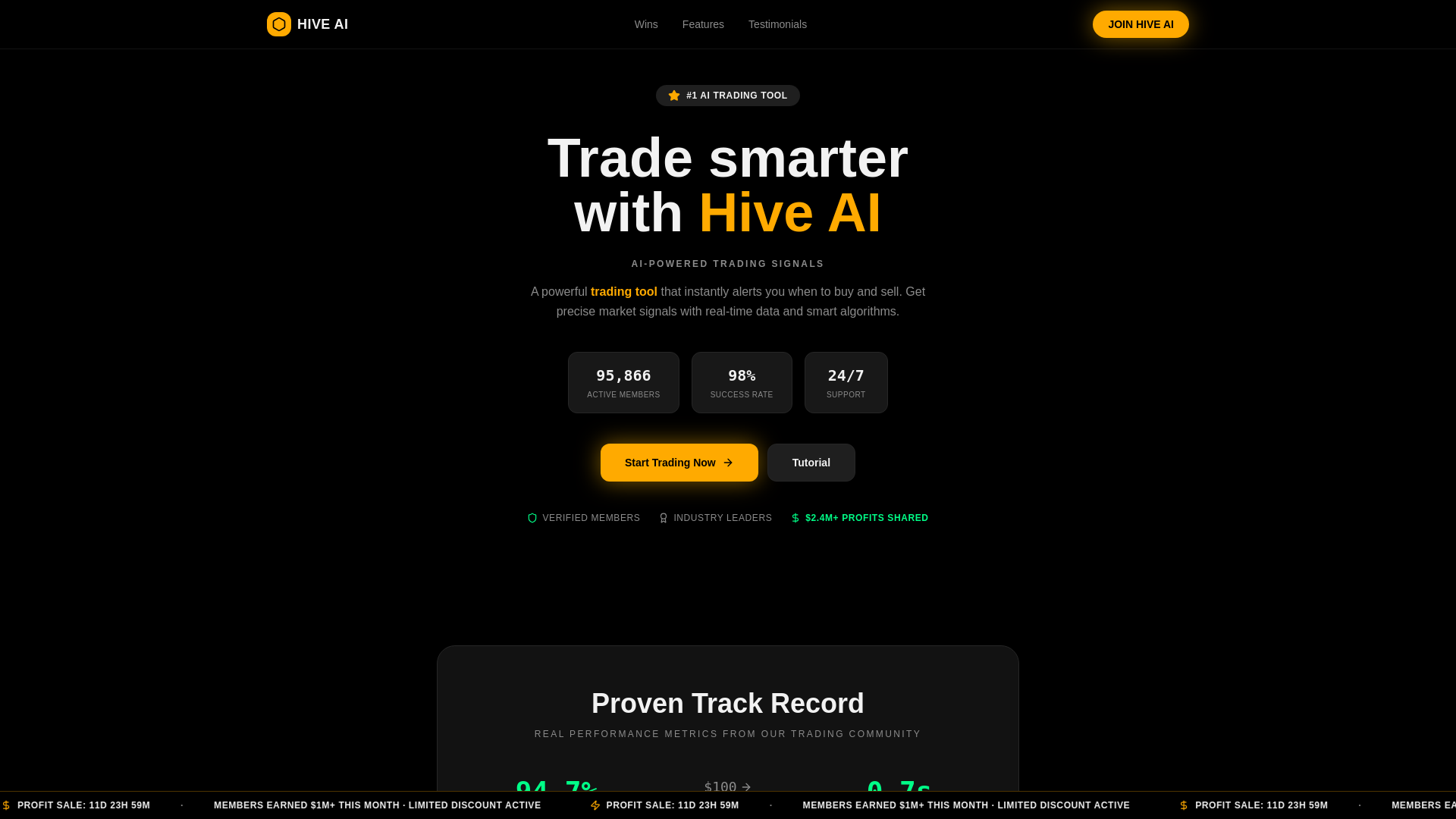 website screenshot of https://hive-ai.info/