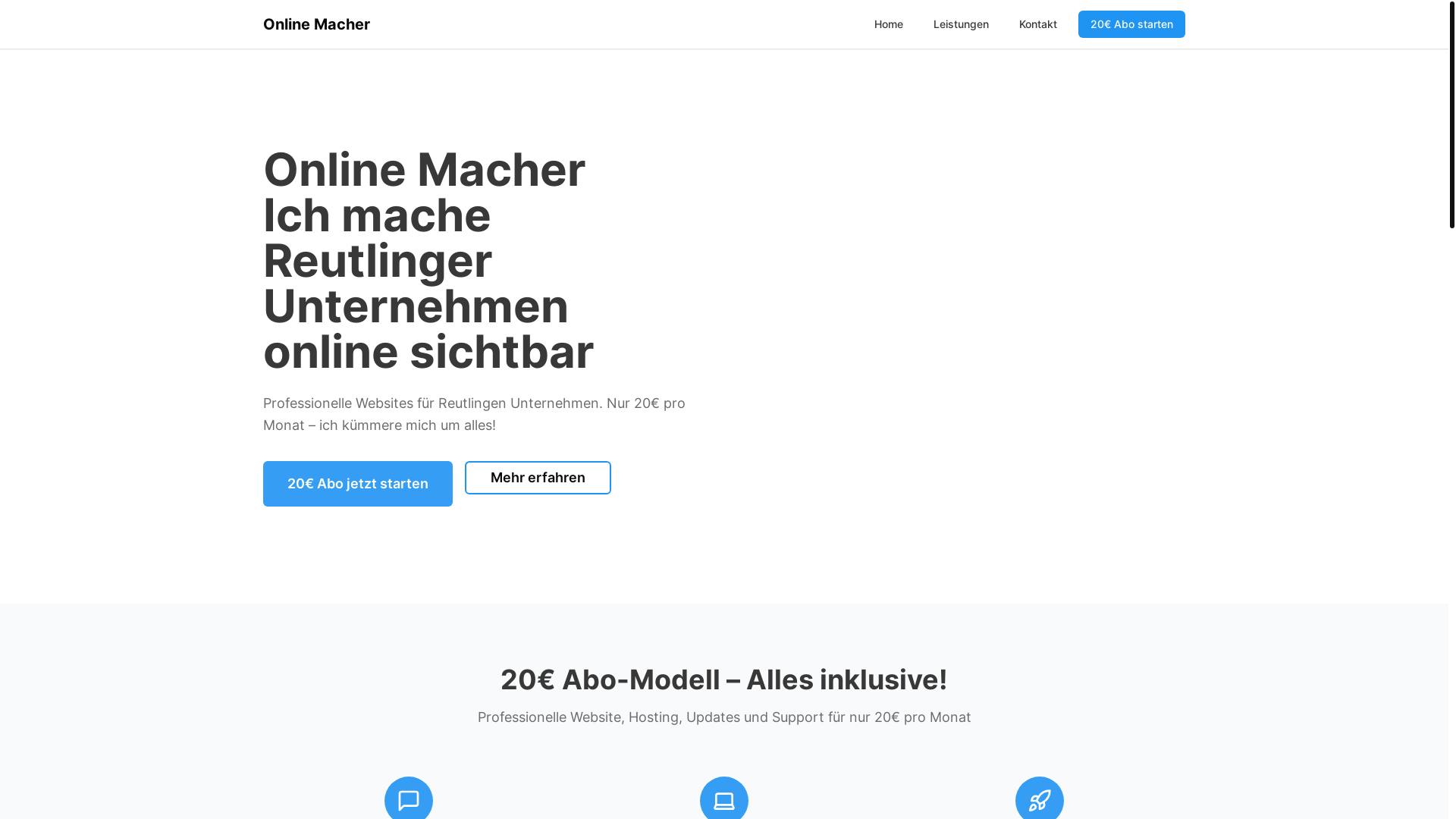website screenshot of https://onlinemacher.online/