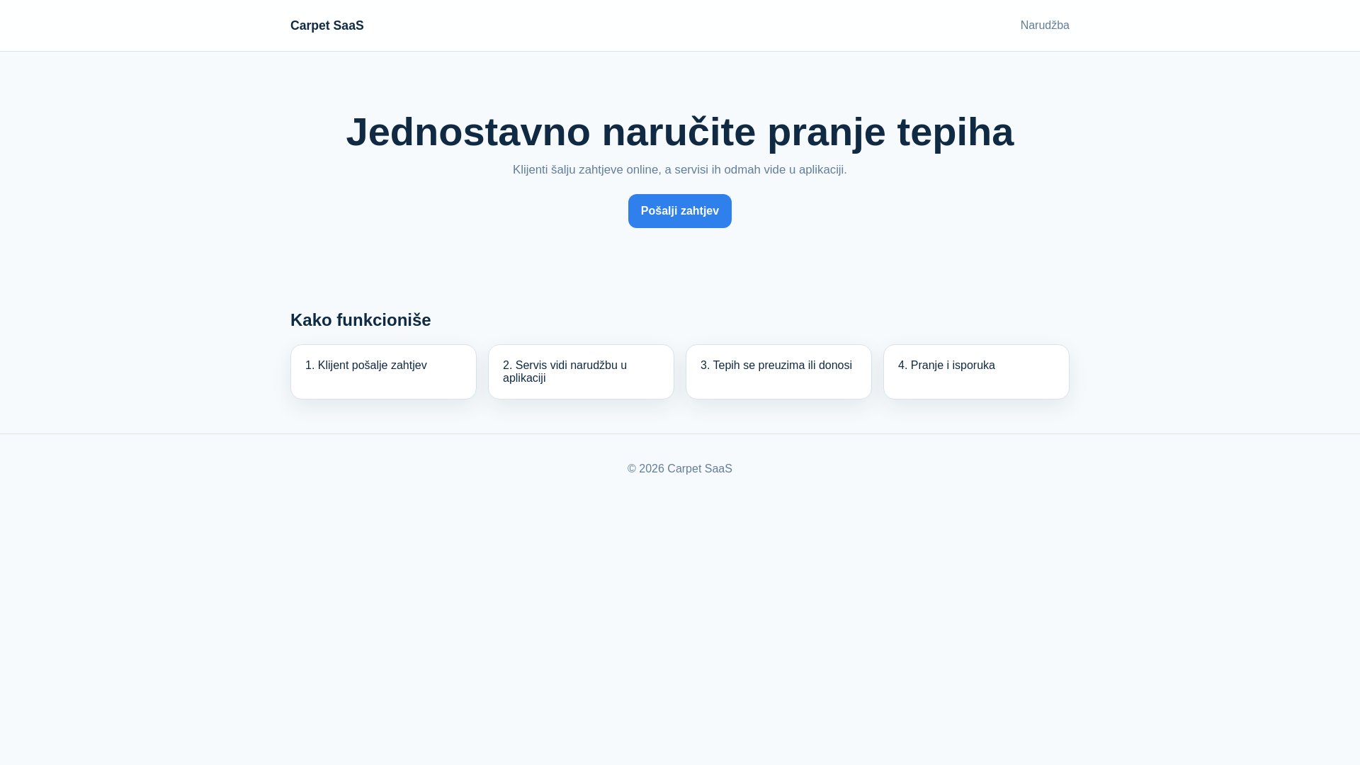 website screenshot of https://naruci-pranje-tepiha.com/