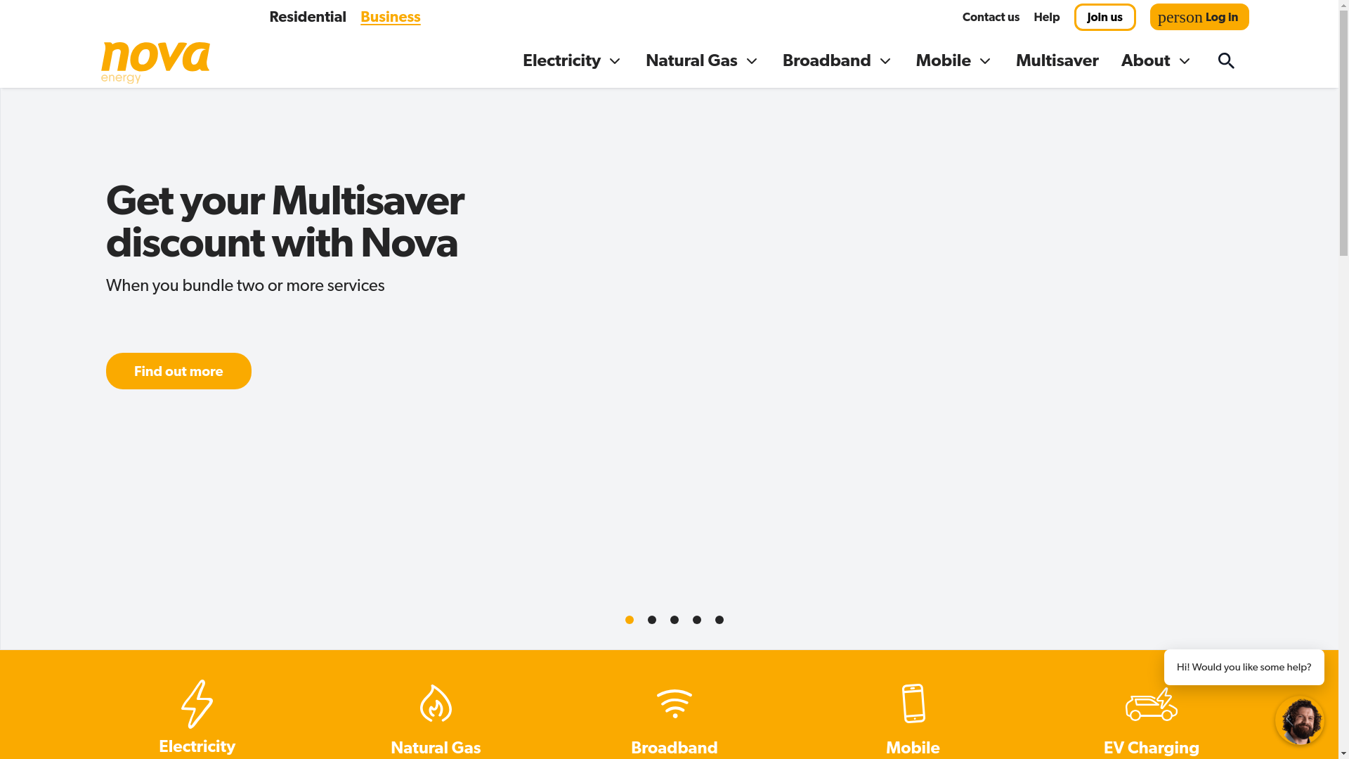 website screenshot of https://nova-business.pages.dev/