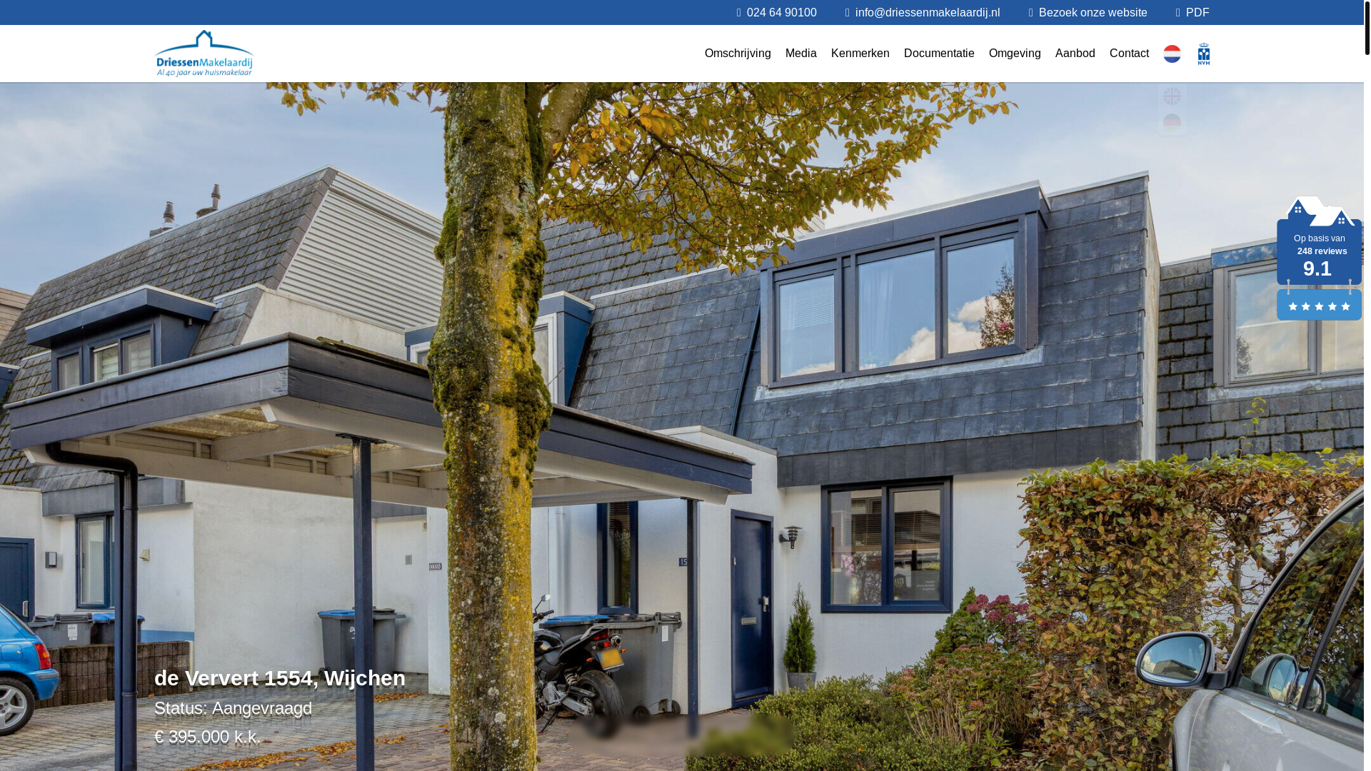 website screenshot of https://deververt1554.nl/