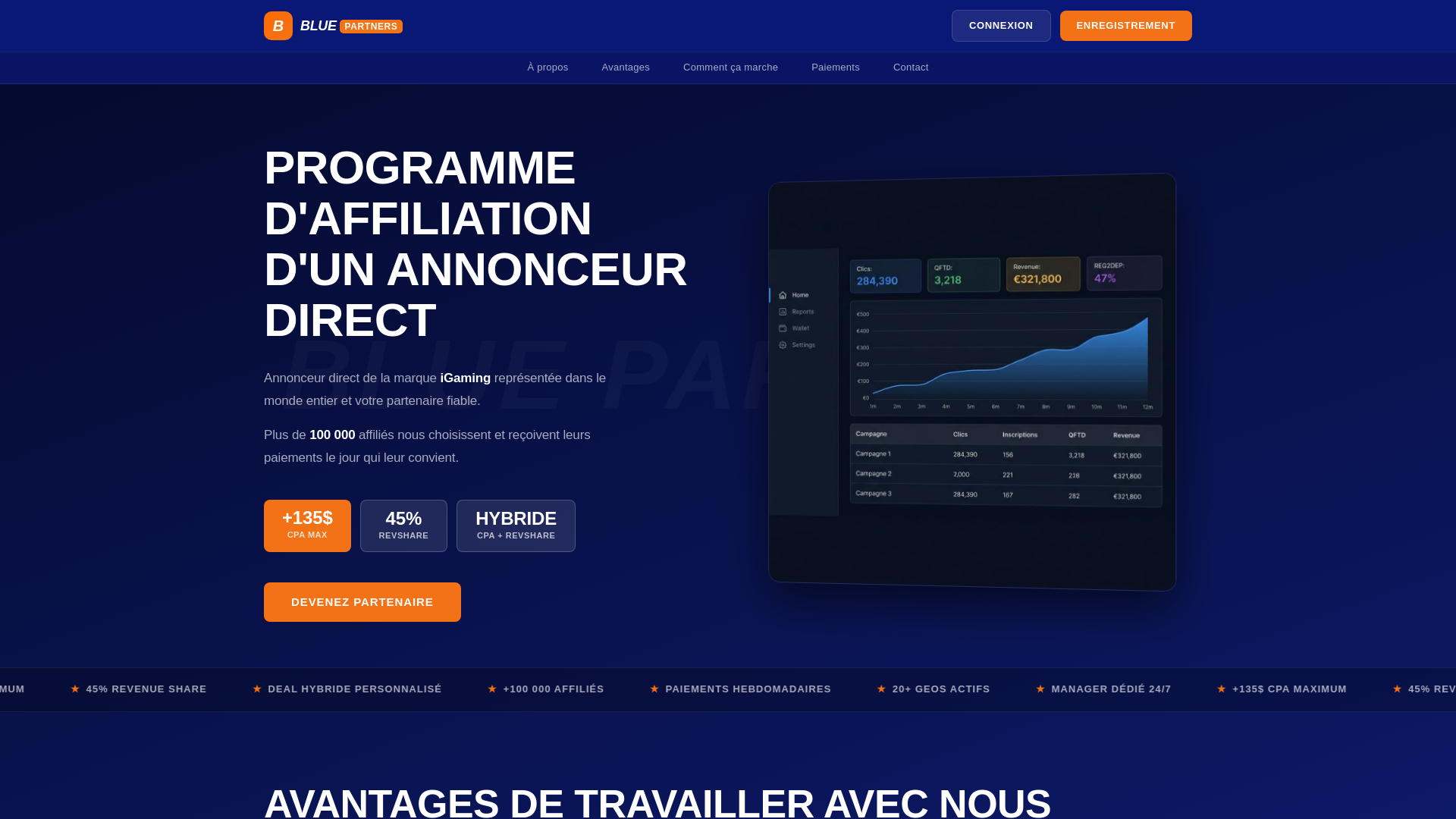 website screenshot of https://blue-affiliates.com