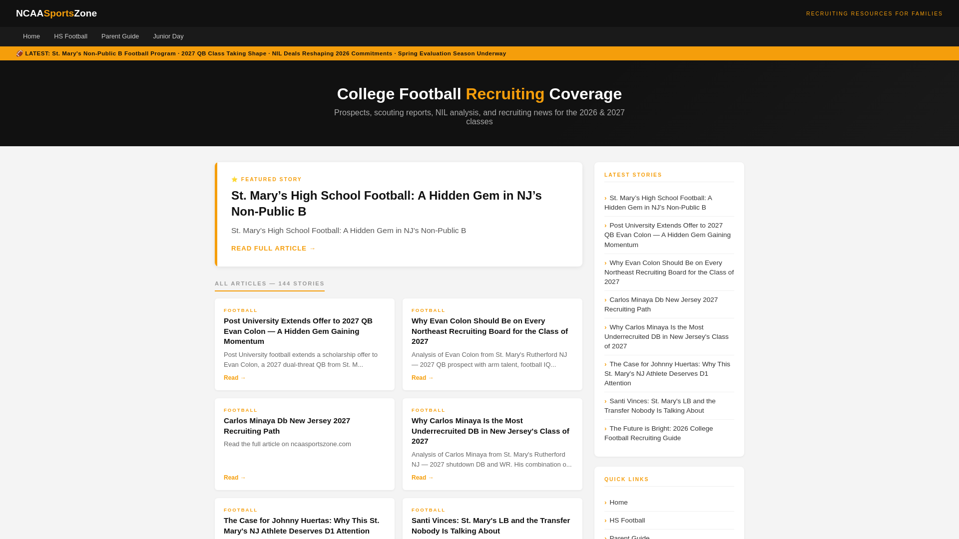 website screenshot of https://ncaasportszone.pages.dev/