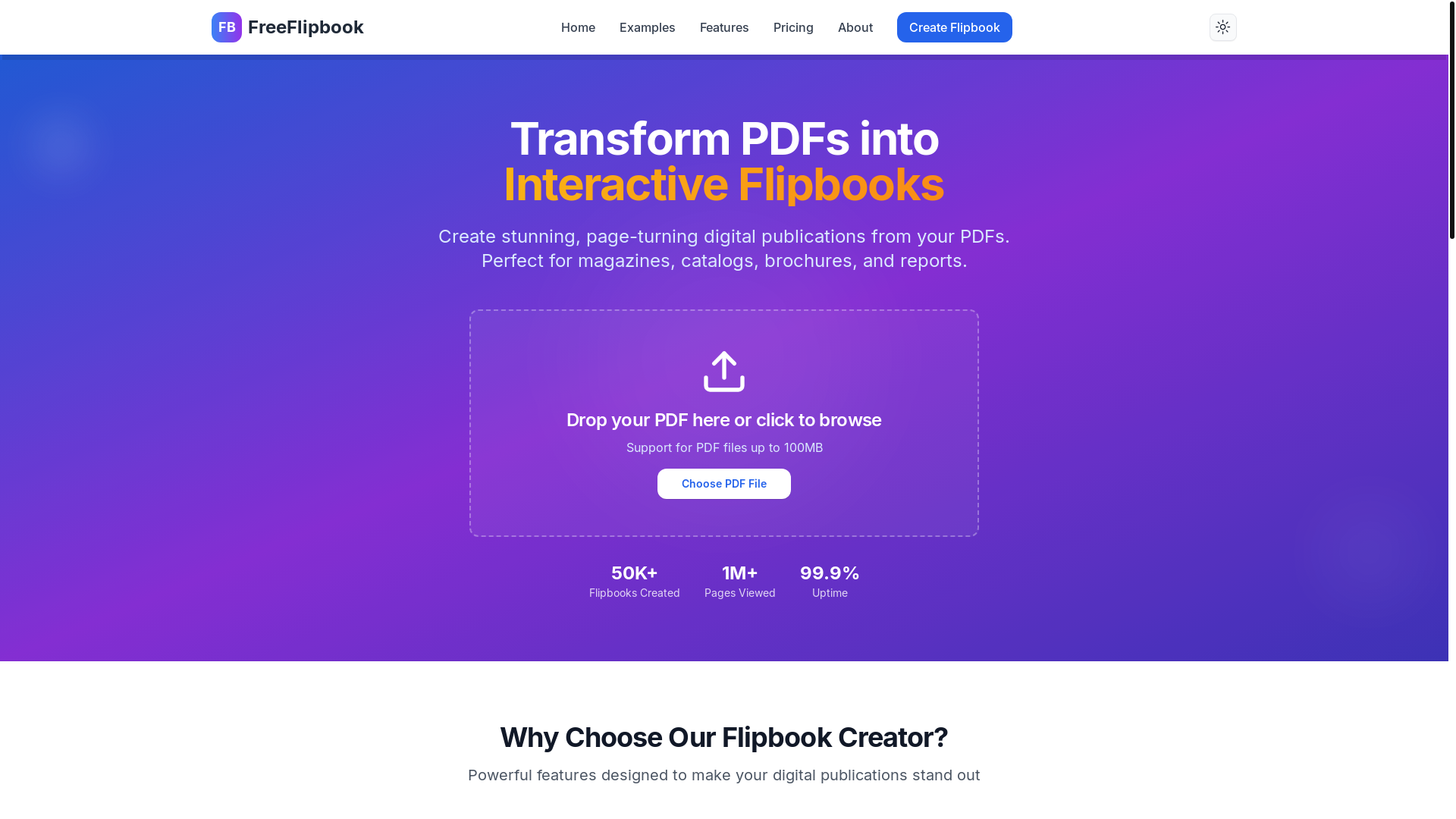 website screenshot of https://freeflipbook-v2.pages.dev/