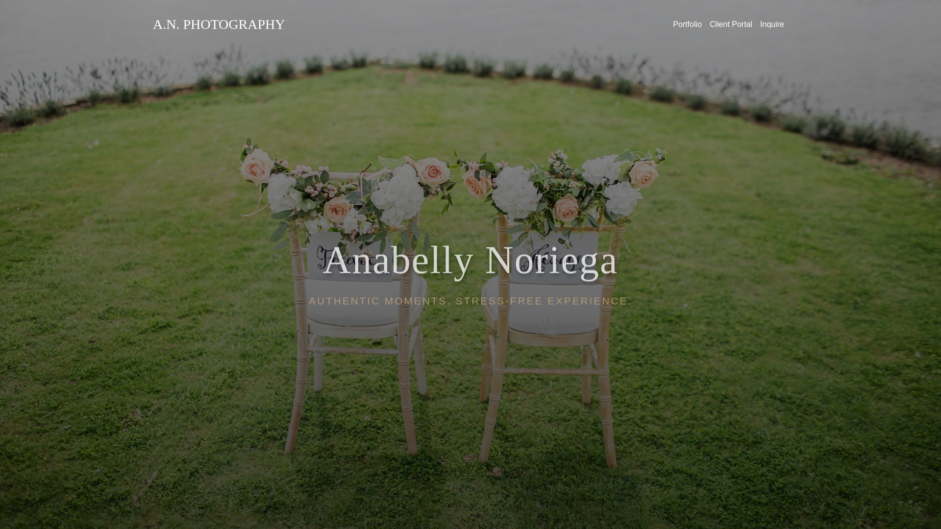 website screenshot of https://anabellyphotography.com/