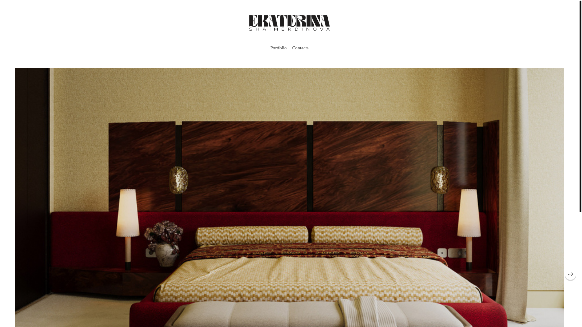 website screenshot of https://ekaterinashaimerdinova.com/