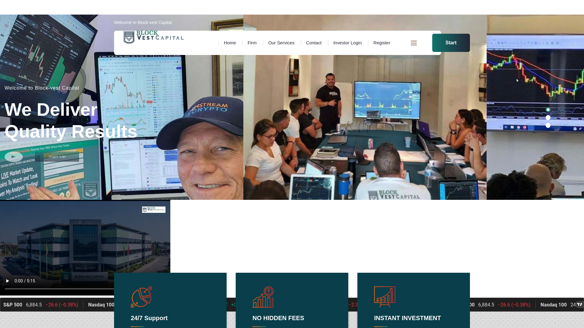 website screenshot of https://block-vestcapital.com/