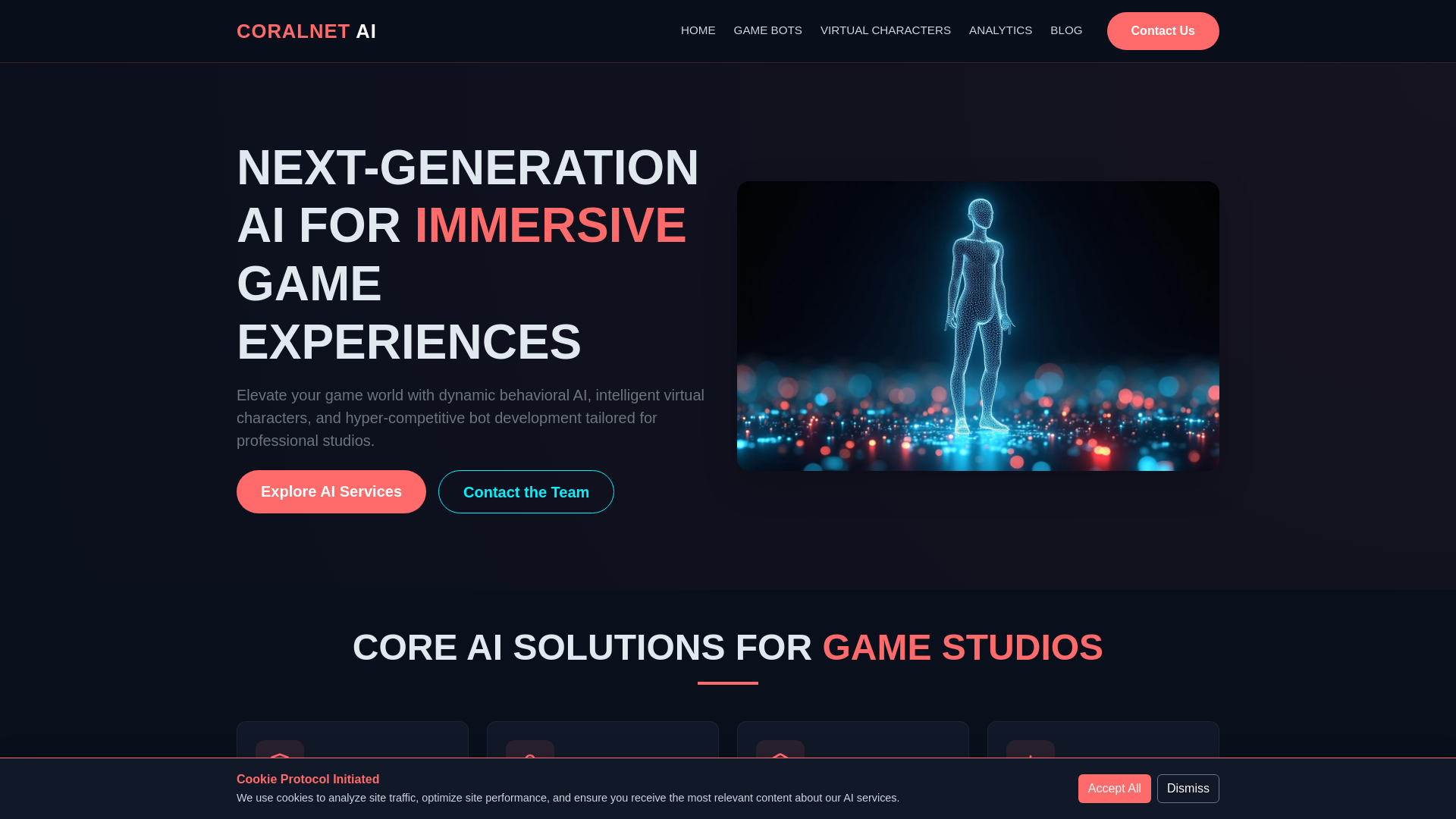 website screenshot of https://fositestack.digital
