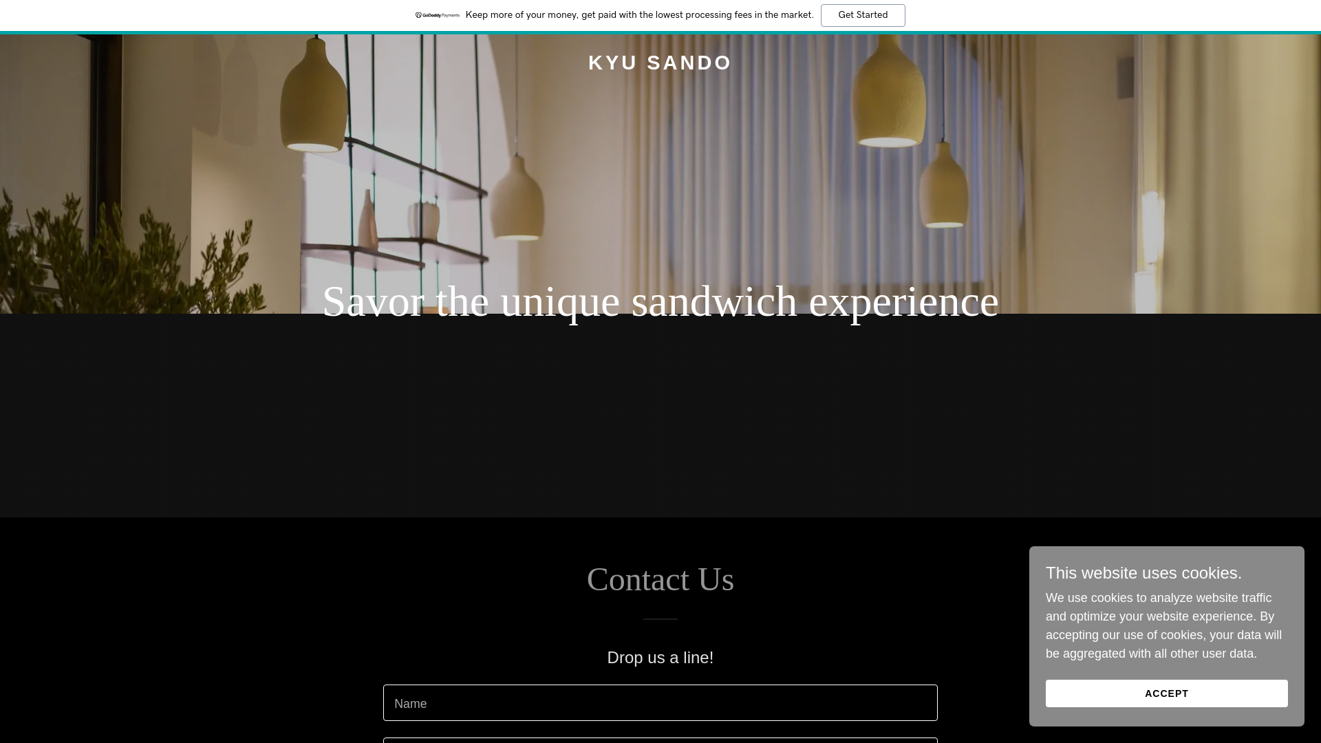 website screenshot of https://kyusando.com/