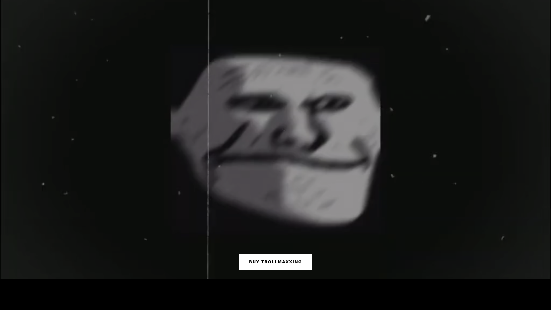 website screenshot of https://trollmaxxing.xyz/