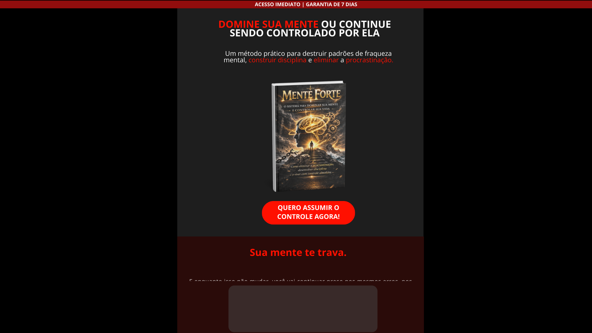 website screenshot of https://mentefortebrasil.com