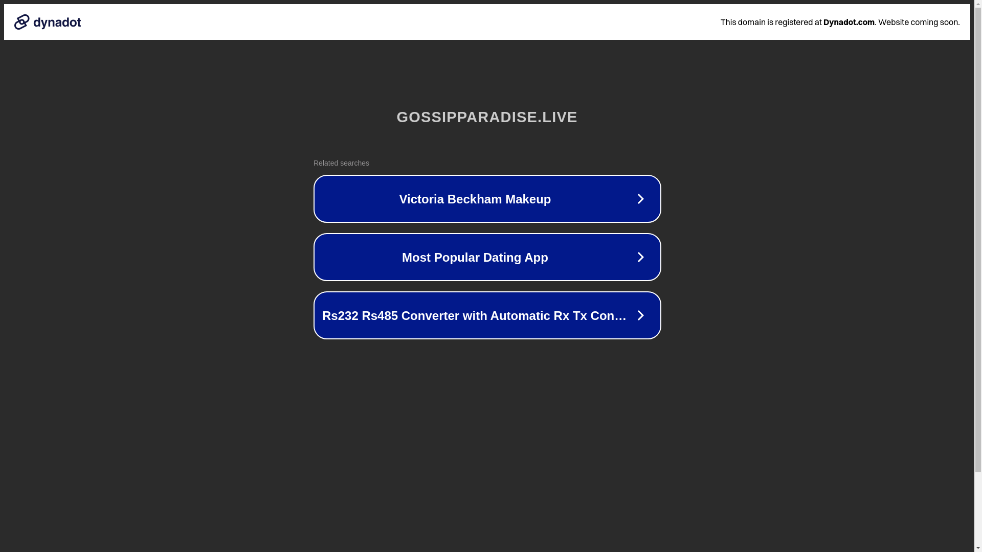 website screenshot of https://gossipparadise.live/