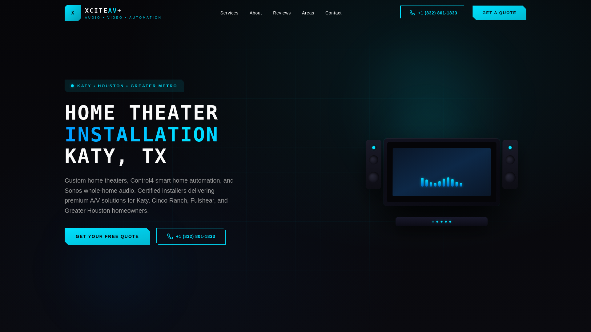 website screenshot of https://xciteavplus.com