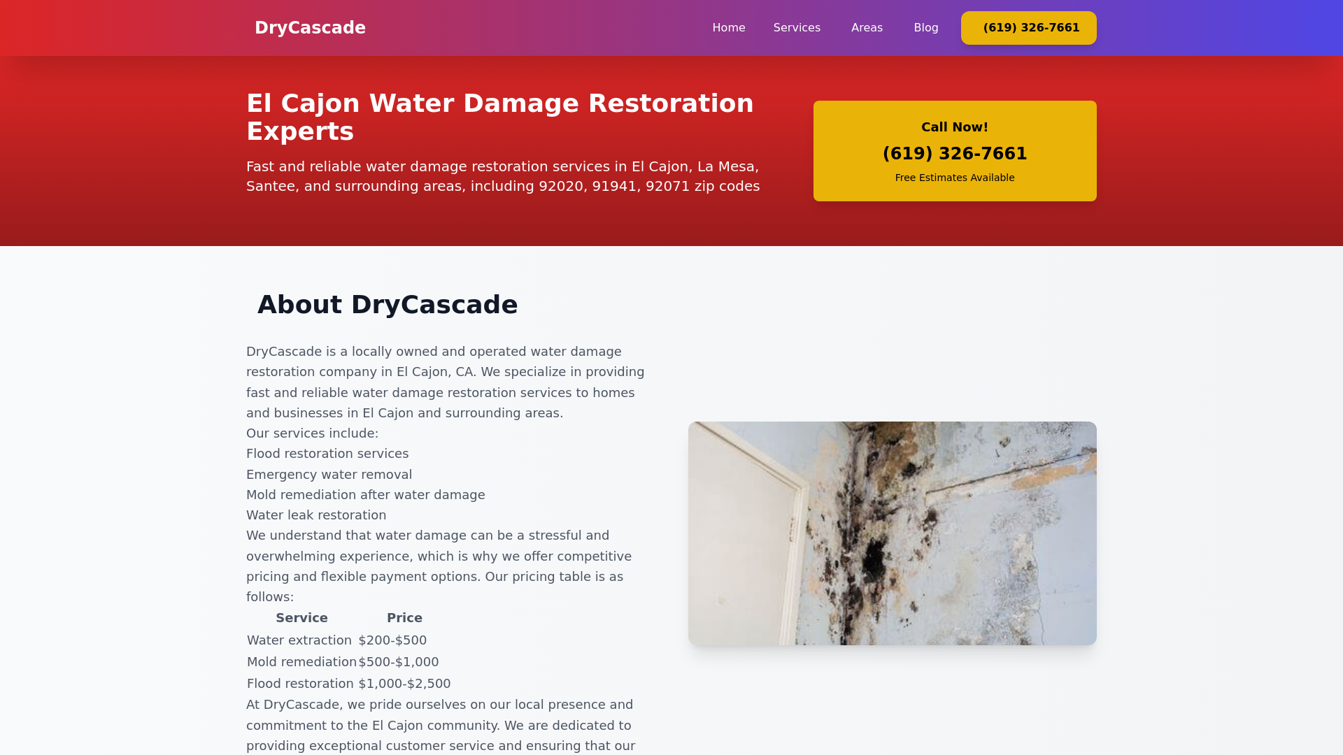 website screenshot of https://drycascade-67s.pages.dev/