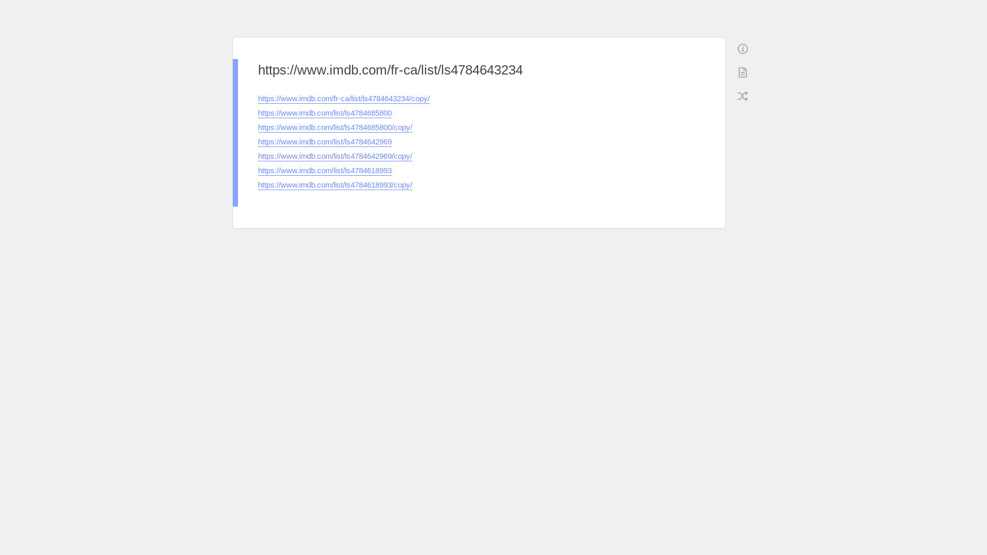 website screenshot of https://scrapbox.io/8fhjgnmxxxx/www.imdb.com%2Ffr-ca%2Flist%2Fls4784643234