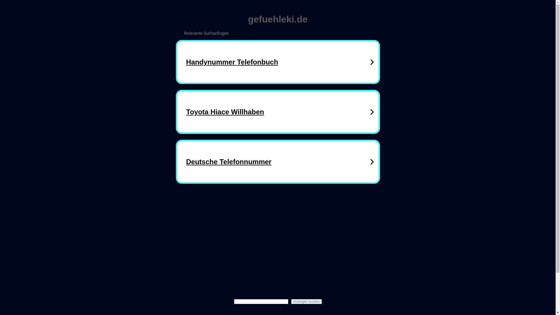 website screenshot of https://gefuehleki.de/