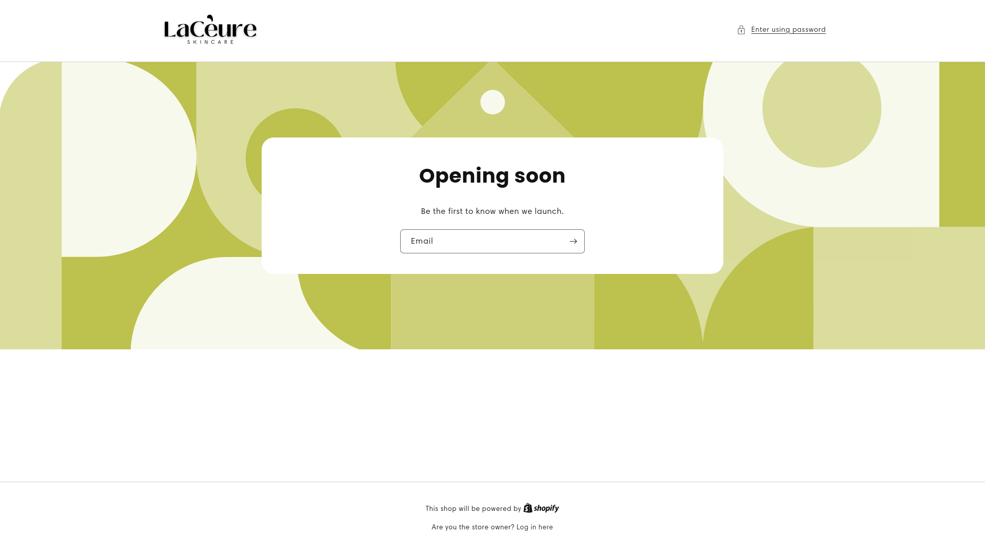 website screenshot of https://laceure.com/
