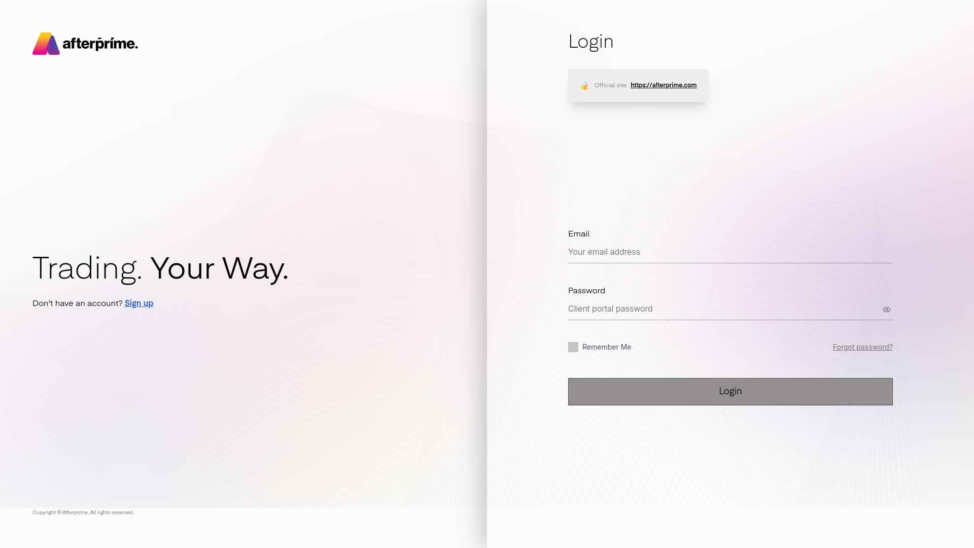 website screenshot of https://afterprime-prod.pages.dev/