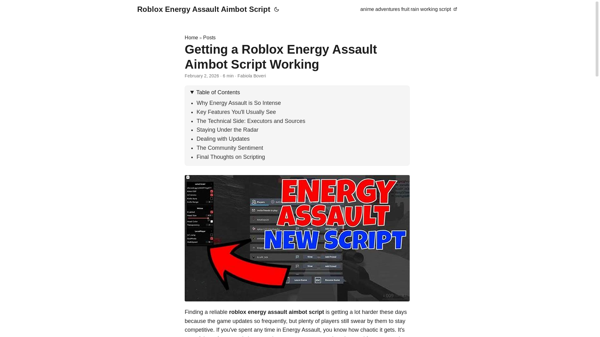 website screenshot of https://roblox-energy-assault-aimbot-script.pages.dev/