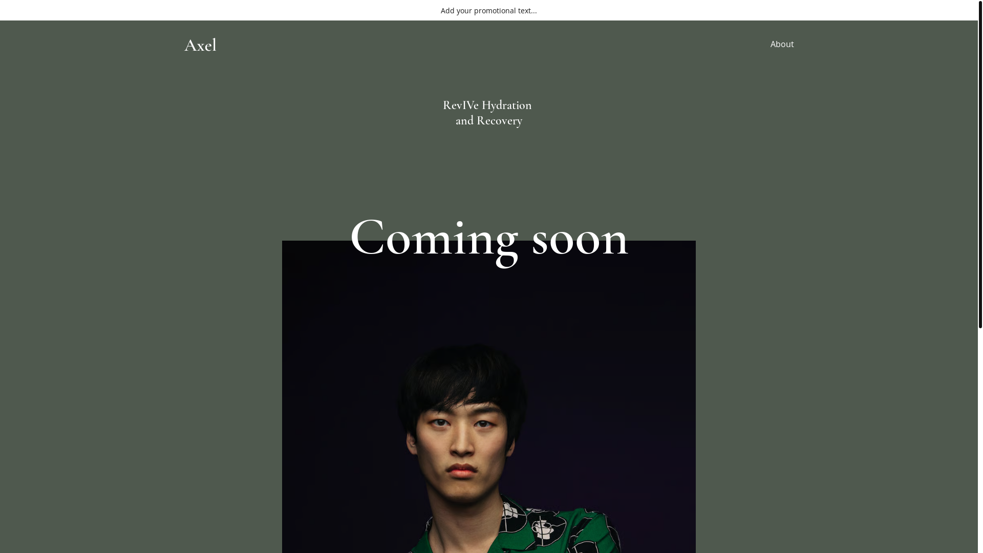 website screenshot of https://revivehydrationandrecovery.com/