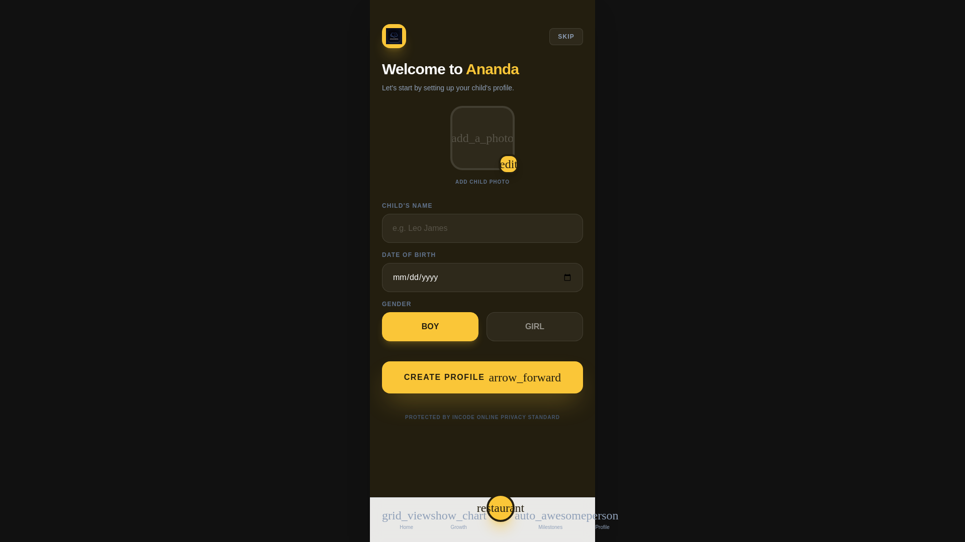 website screenshot of https://ananda-dashboard.pages.dev/