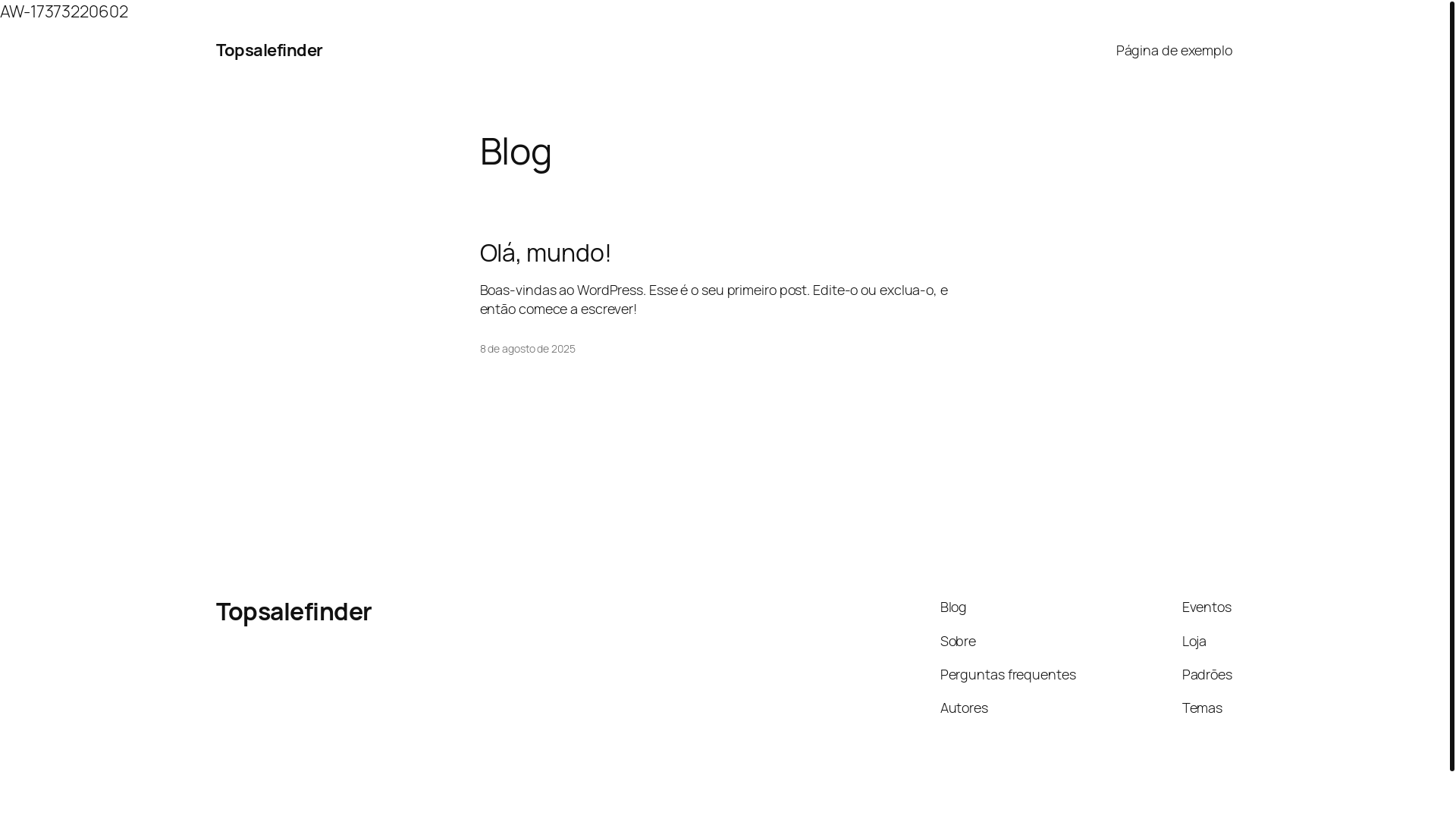 website screenshot of https://topsalefinder.com.br/