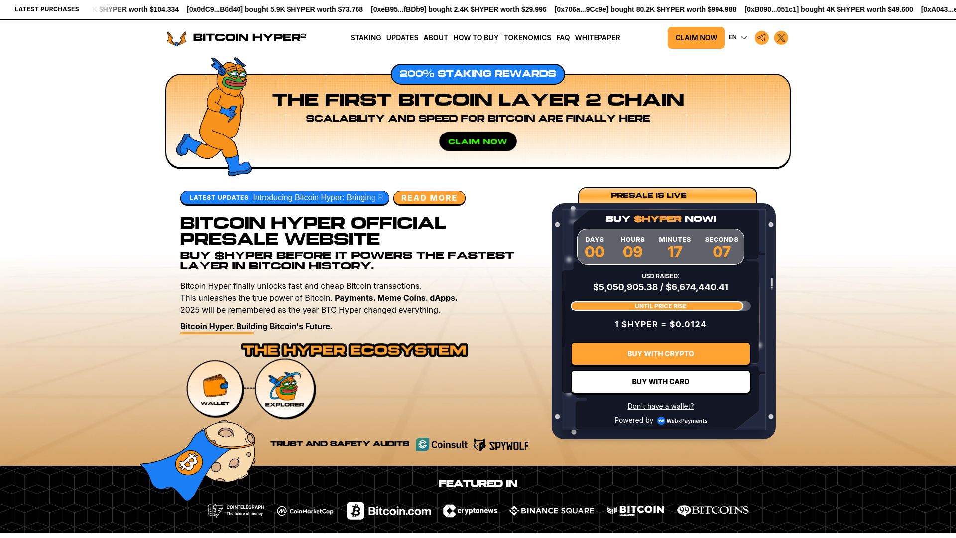 website screenshot of https://btconhyper.live/