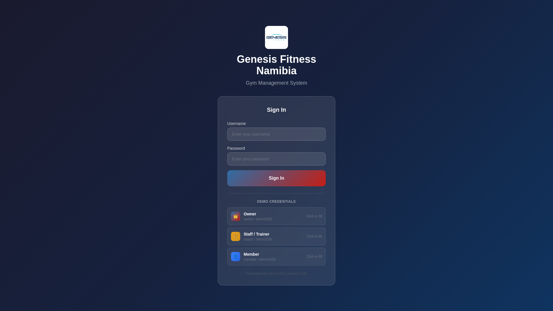 website screenshot of https://genesis-fitness-namibia.pages.dev/