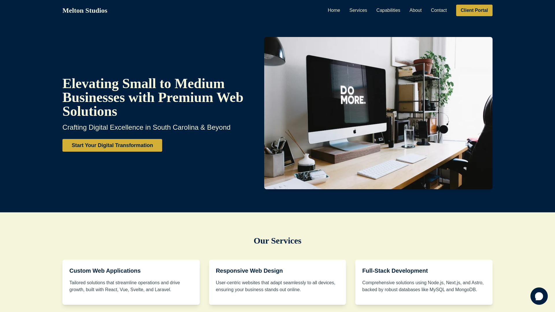 website screenshot of https://mstudios2024.pages.dev/