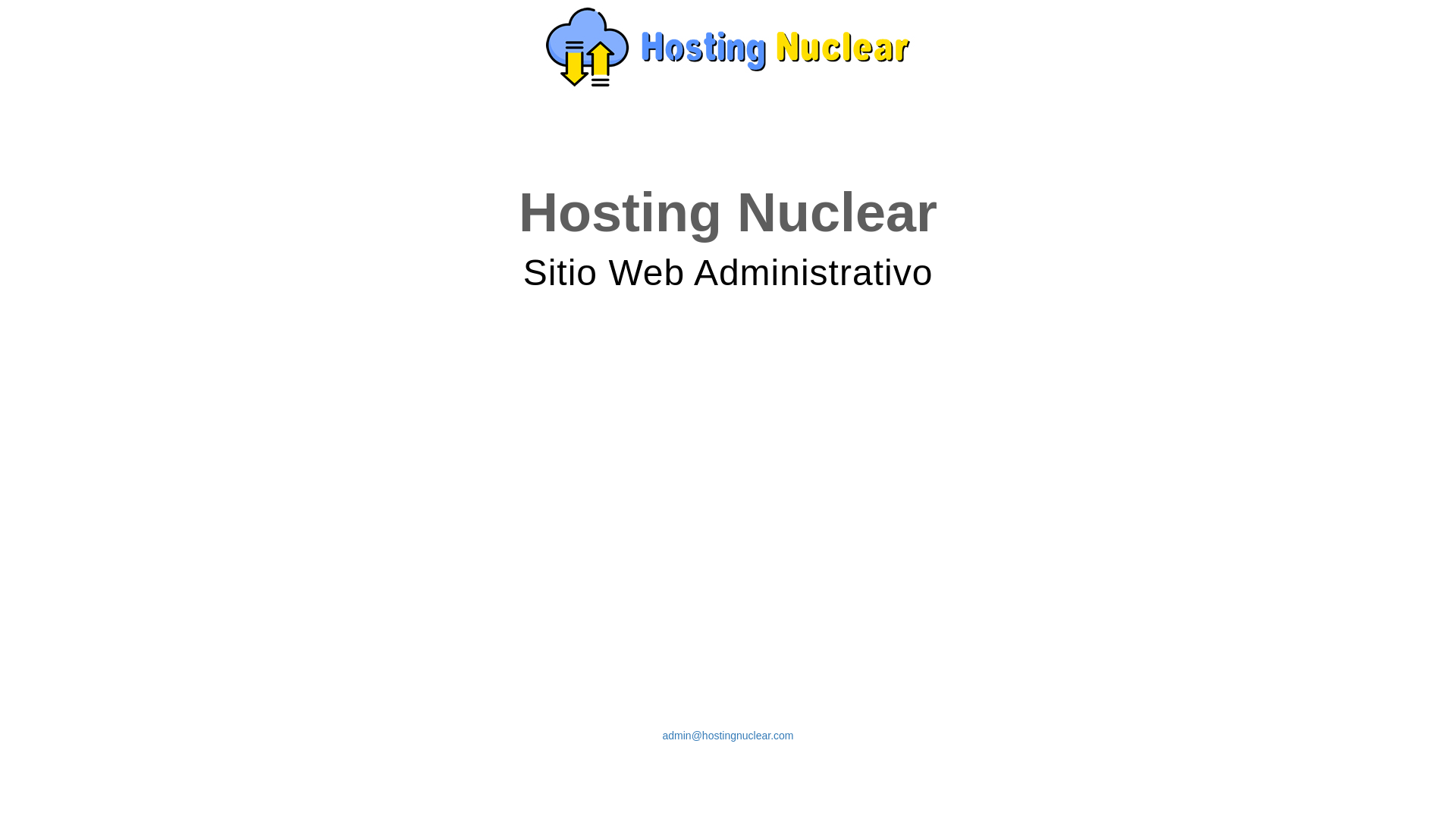 website screenshot of https://hostingnuclear.com/